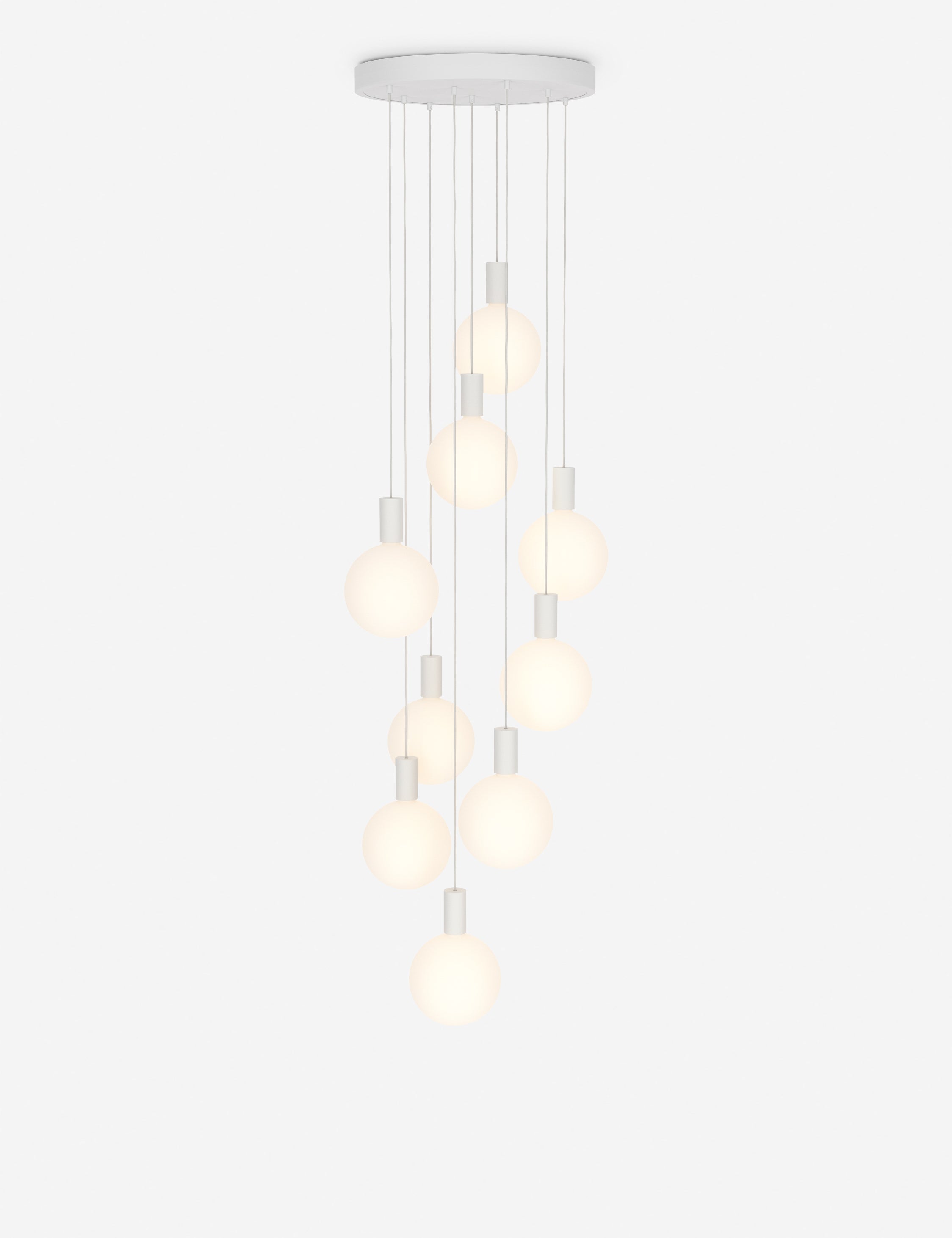 Lulu and Georgia - Alumina 9-Light Pendant Light by Tala
