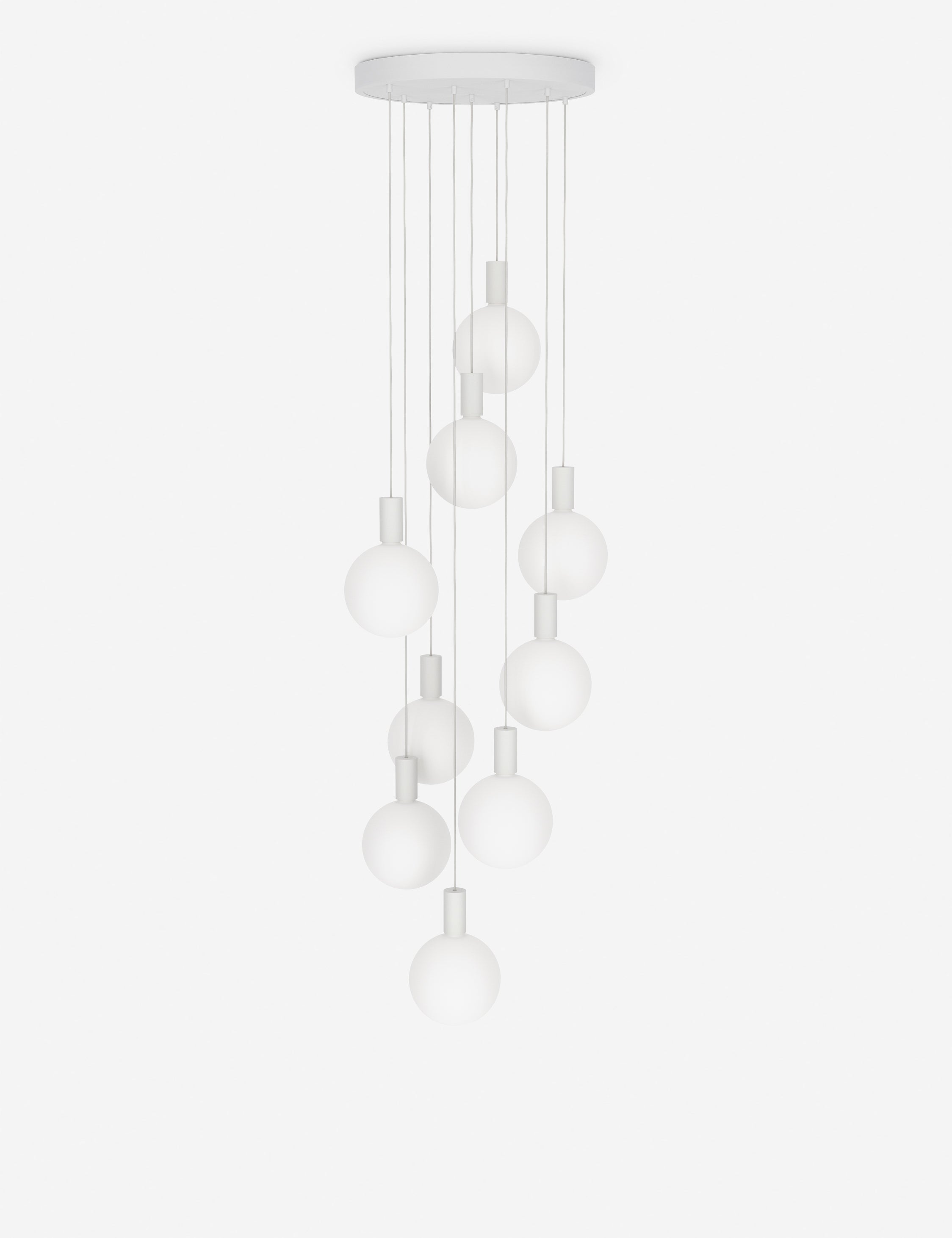 Lulu and Georgia - Alumina 9-Light Pendant Light by Tala