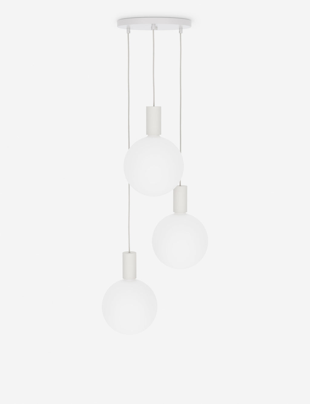 Lulu and Georgia - Alumina Triple Pendant Light by Tala