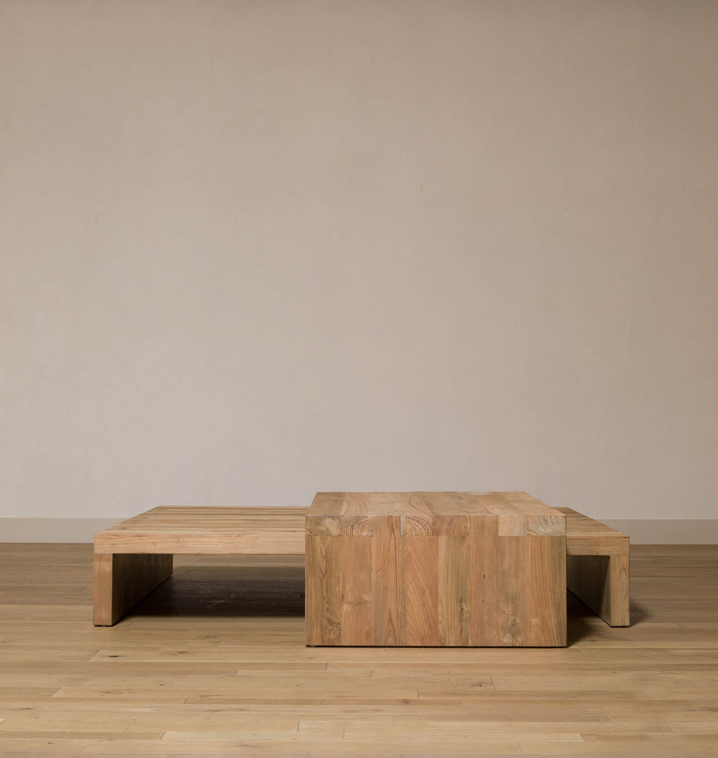 Amber Interiors - Teak Outdoor Coffee Table