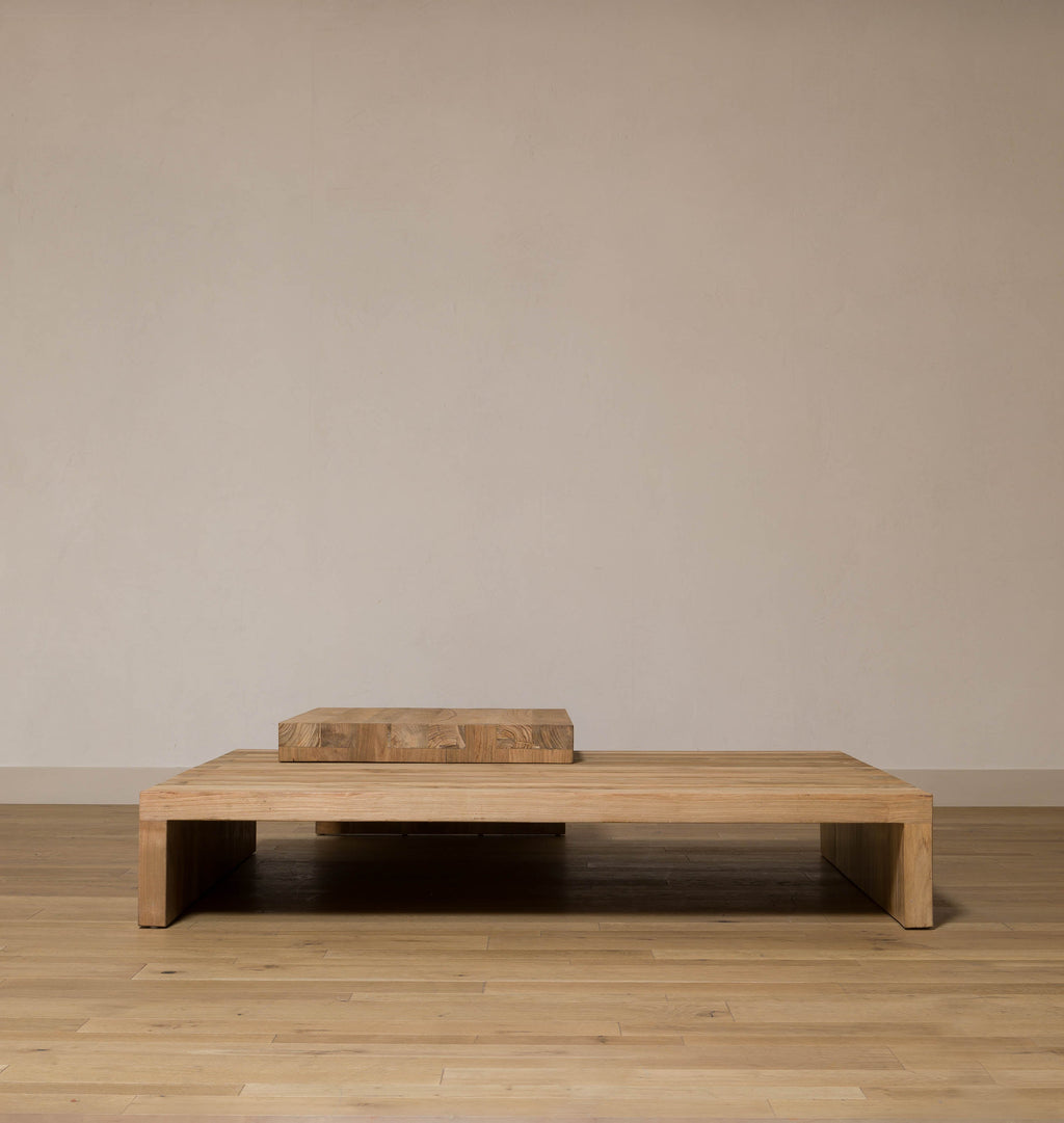 Amber Interiors - Teak Outdoor Coffee Table