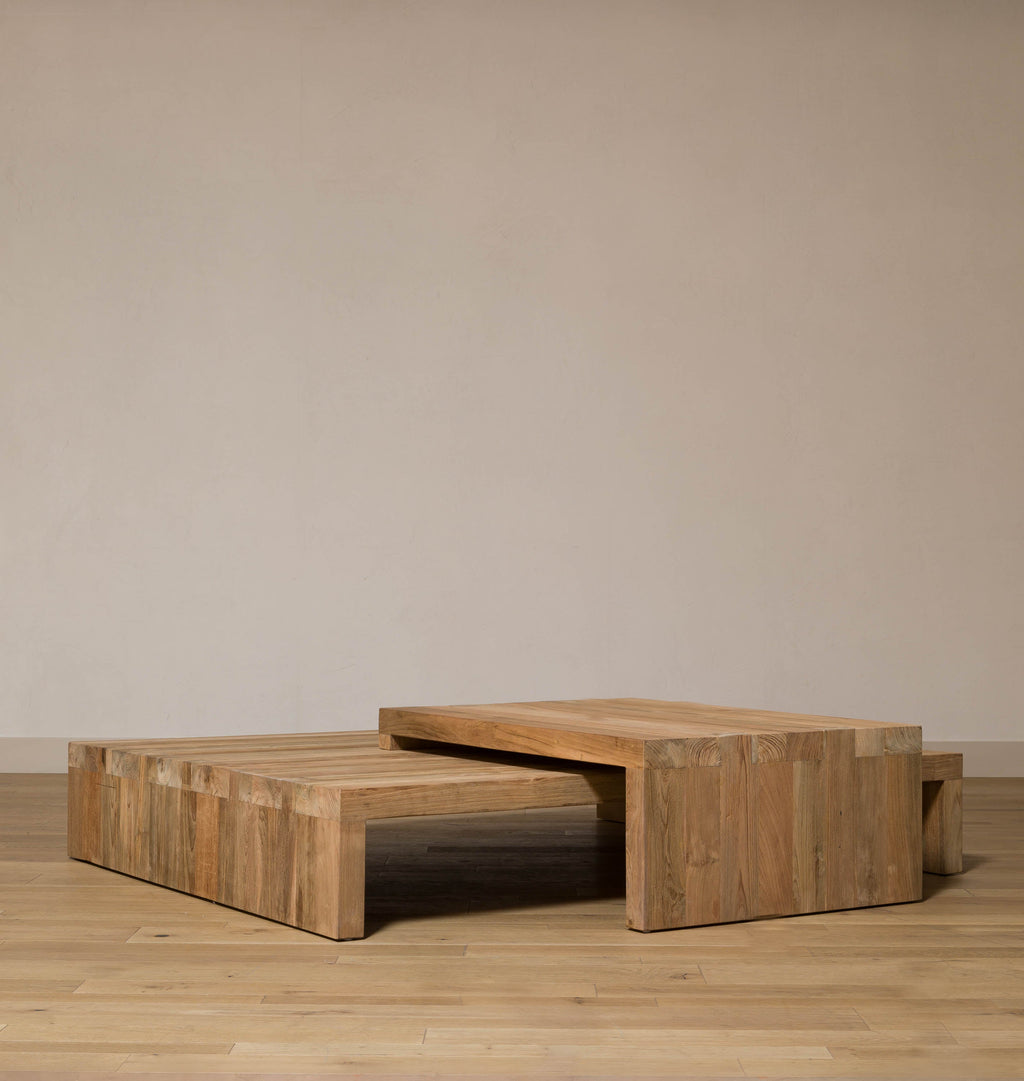 Amber Interiors - Teak Outdoor Coffee Table
