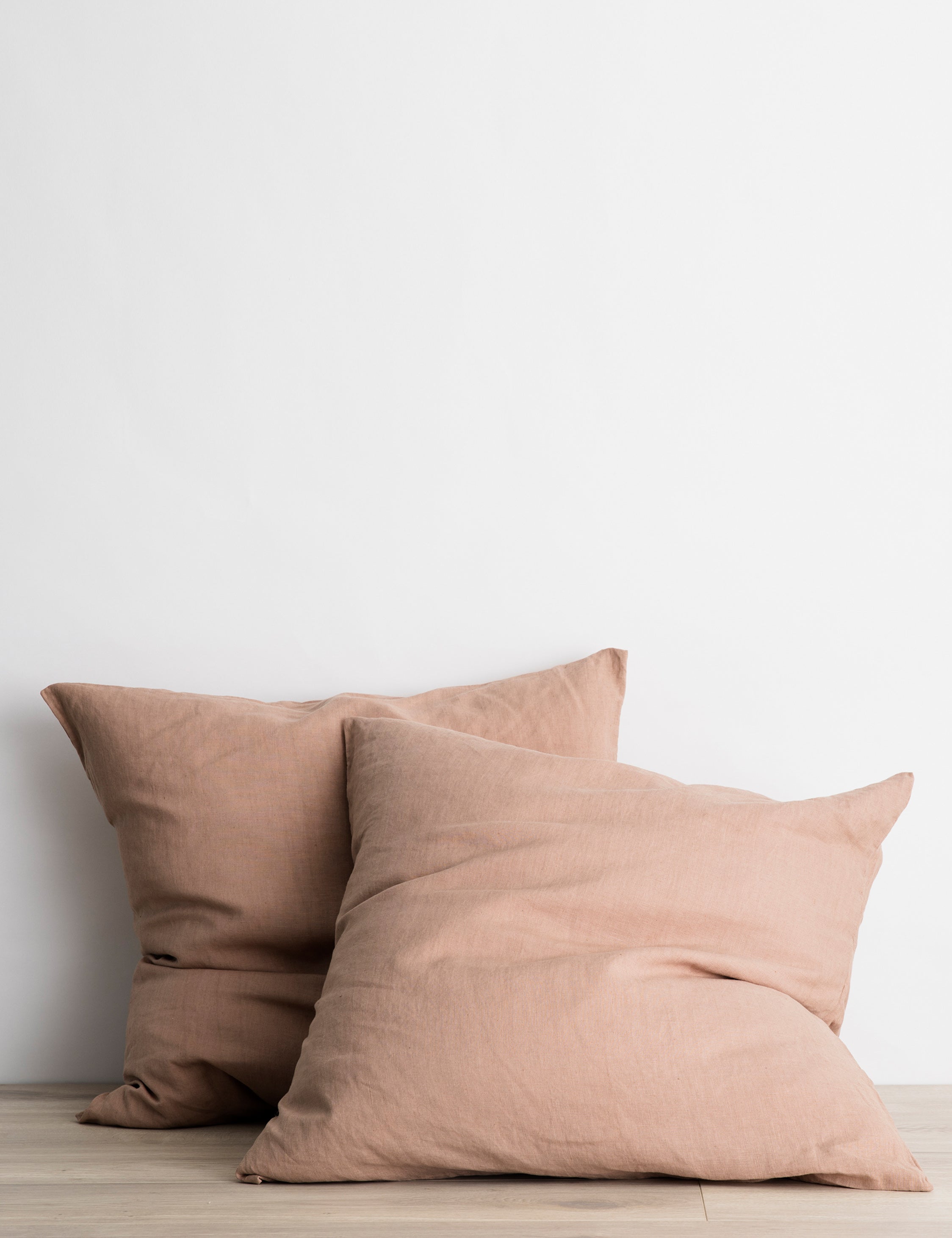Lulu and Georgia - European Flax Linen Euro Pillowcases (Set of 2) by Cultiver