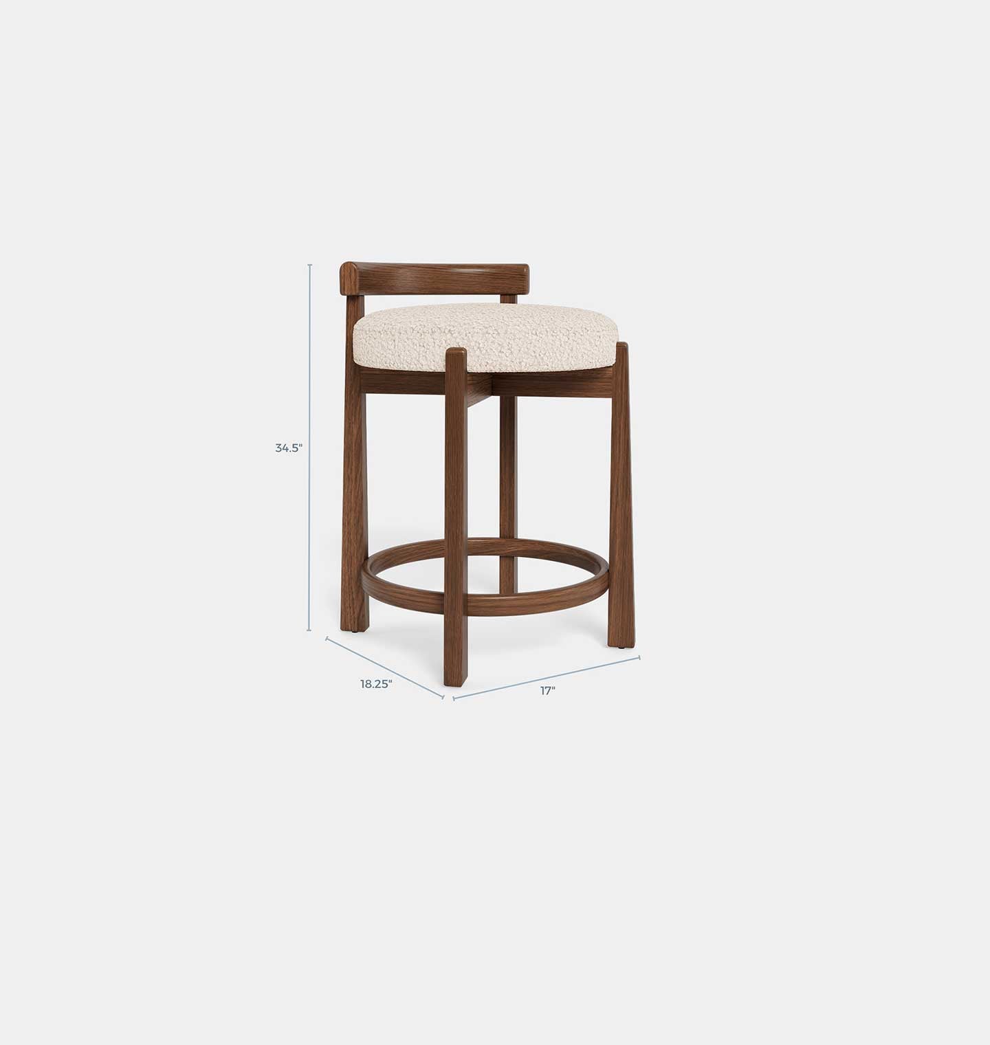 Amber Interiors - Cade Bar & Counter Stool