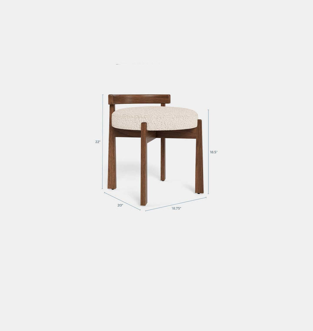 Amber Interiors - Cade Vanity Stool