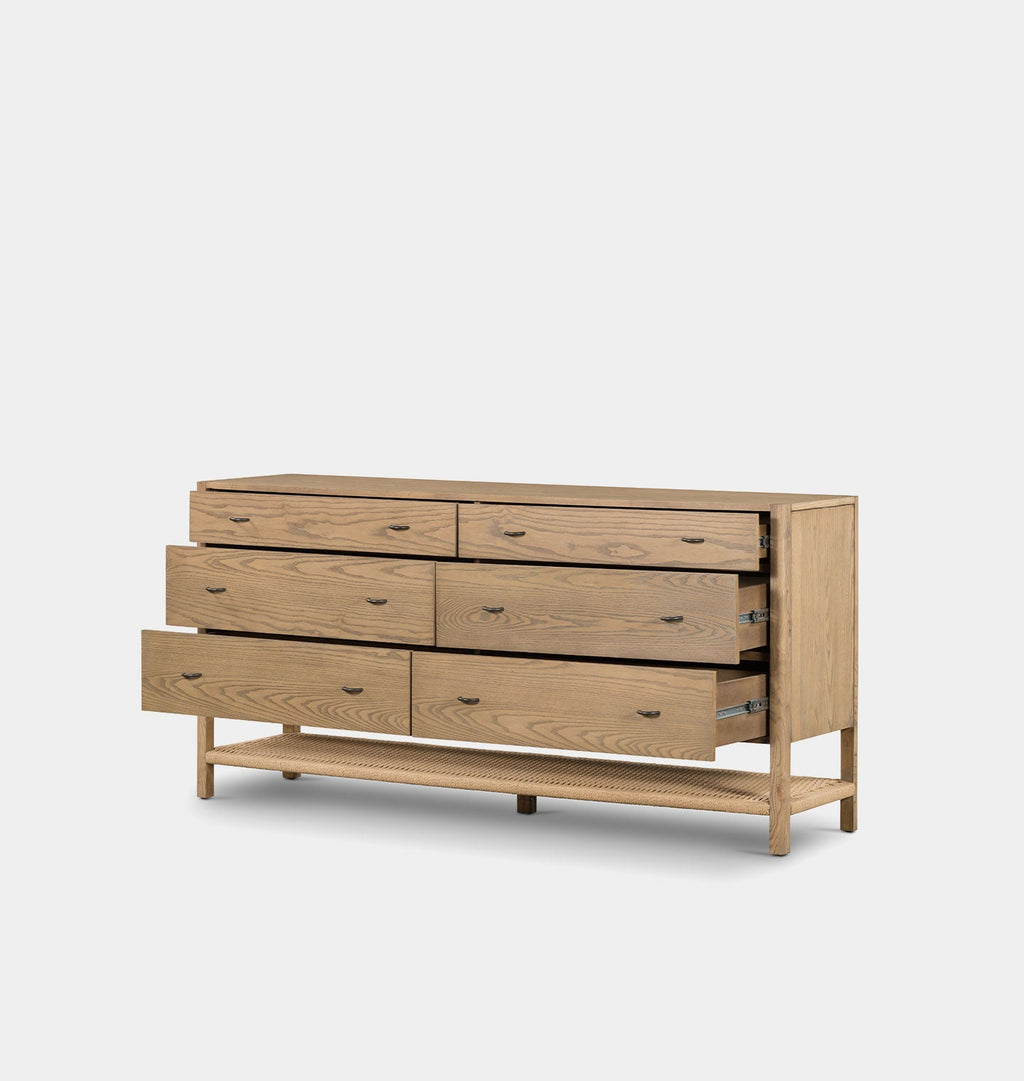 Amber Interiors - Carillo 6 Drawer Dresser