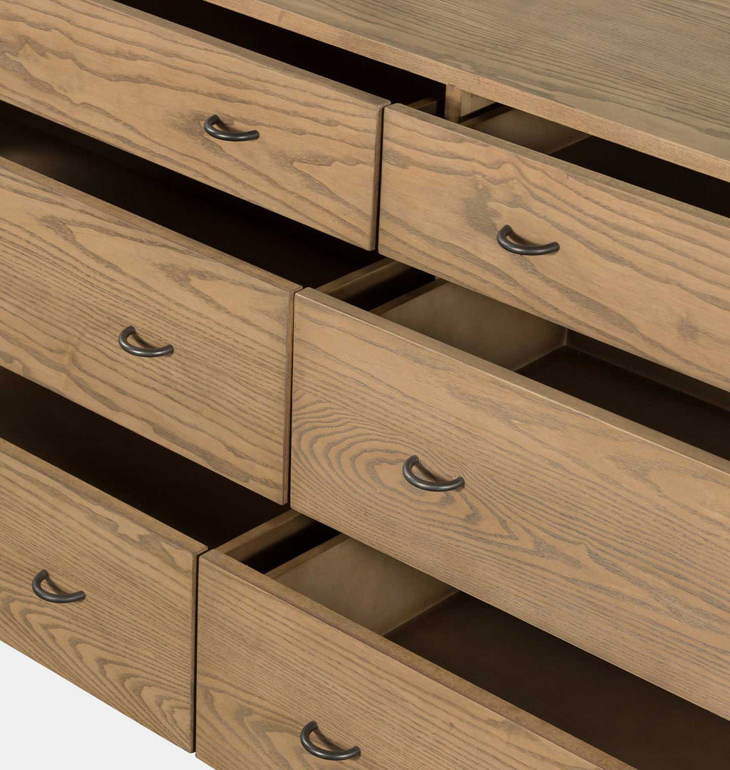 Amber Interiors - Carillo 6 Drawer Dresser