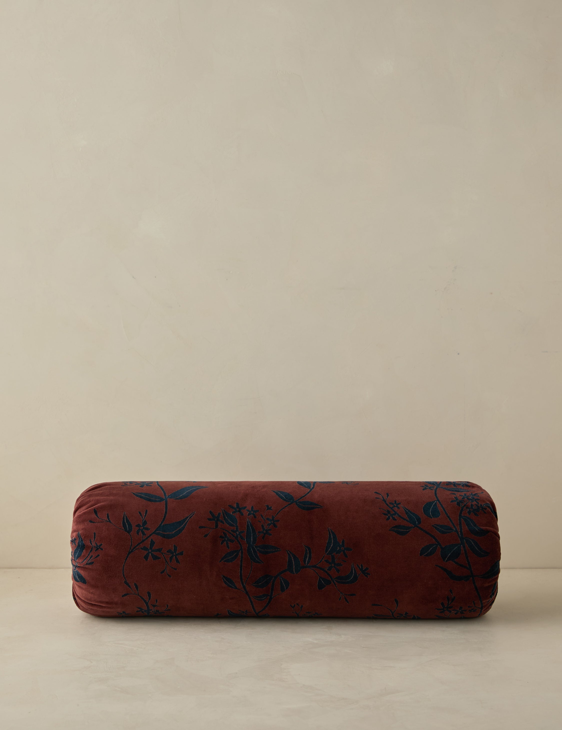Lulu and Georgia - Carmine Velvet Bolster Pillow
