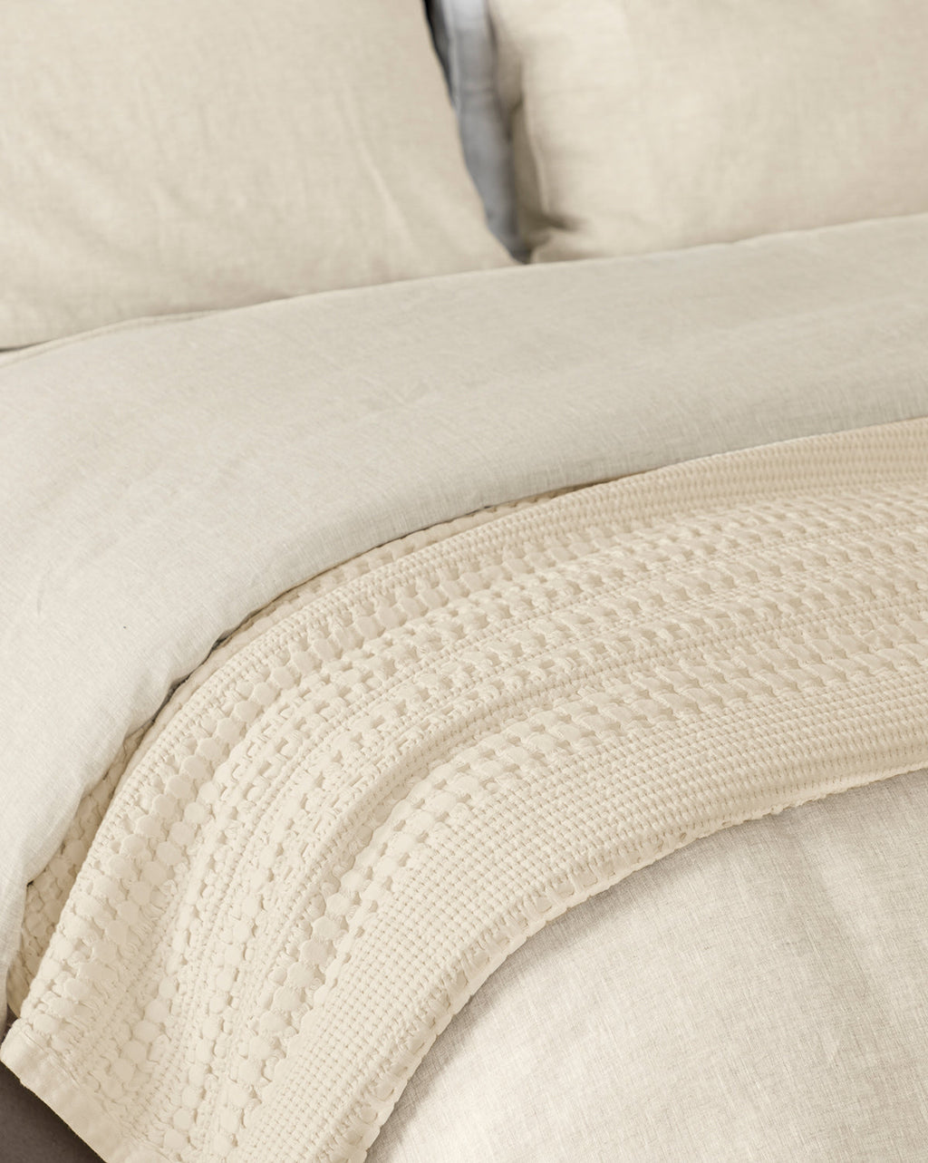 McGee & Co - Carnel Waffle Blanket