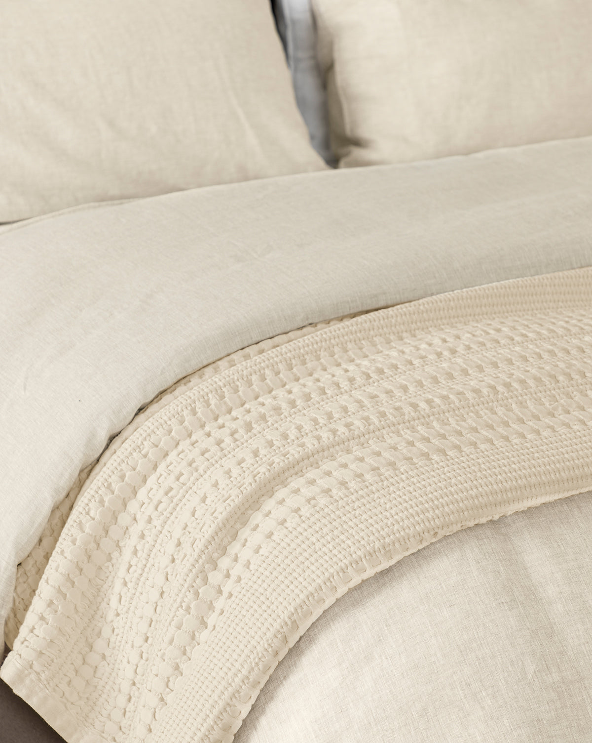 McGee & Co - Carnel Waffle Blanket