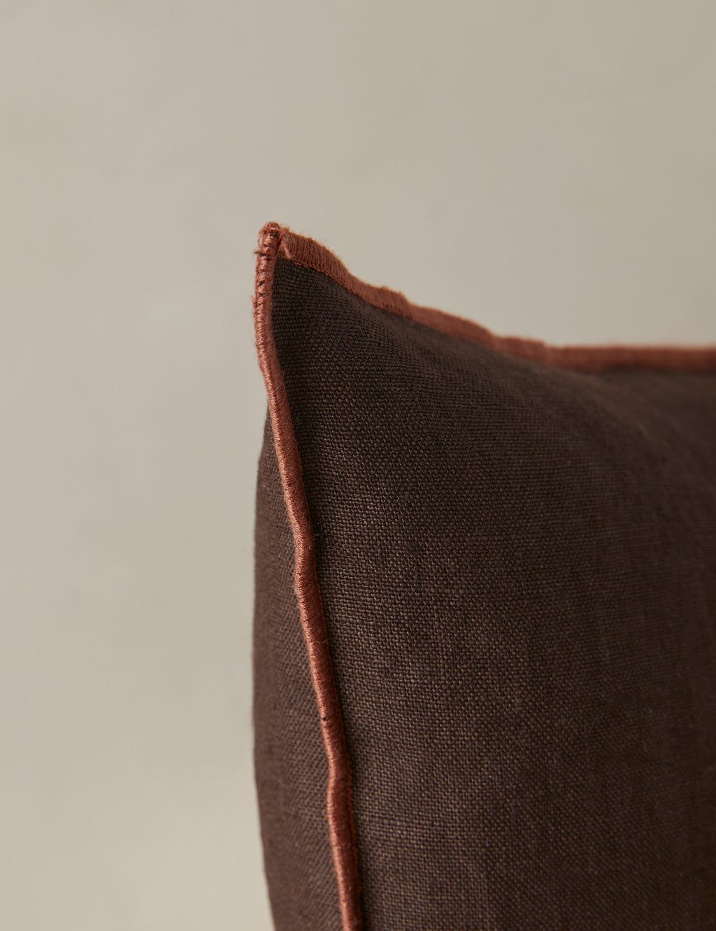 Lulu and Georgia - Carys Contrast Linen Pillow