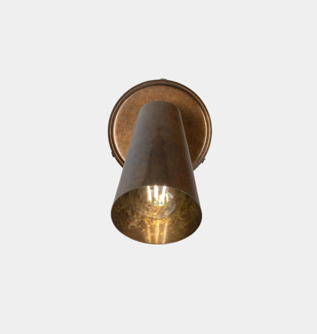 Amber Interiors - Cashel Wall Light Antique Brass