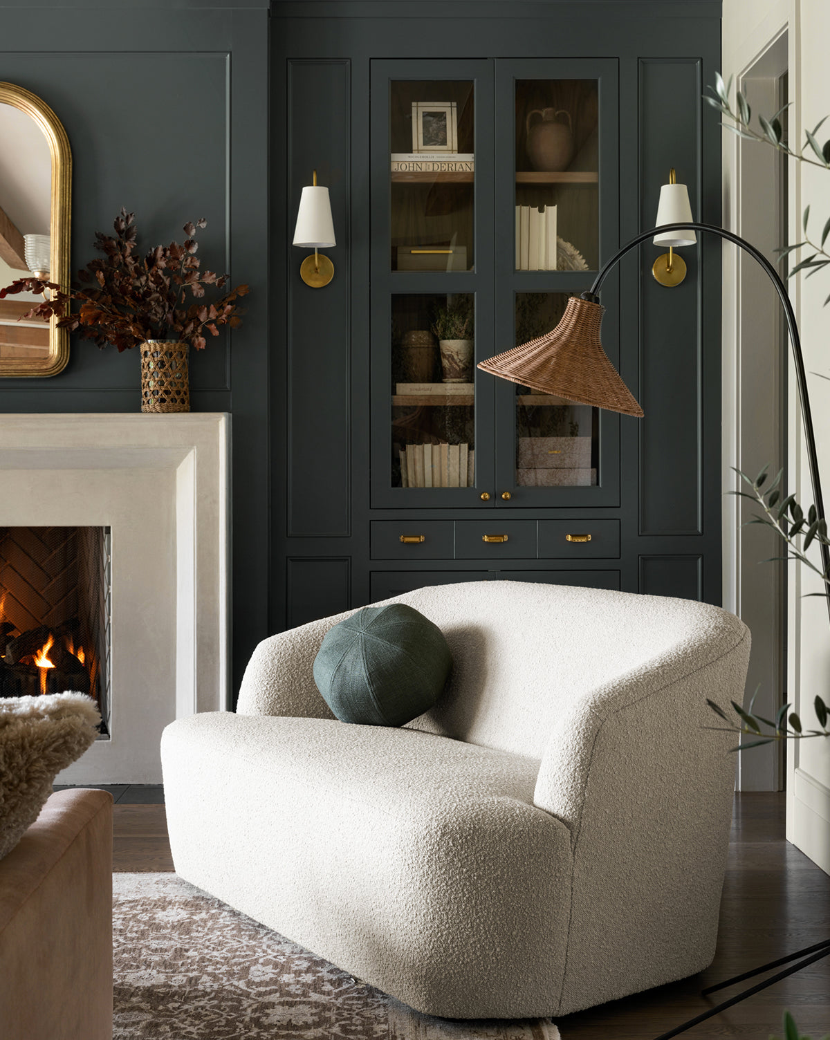 McGee & Co - Johanson Woven Floor Lamp