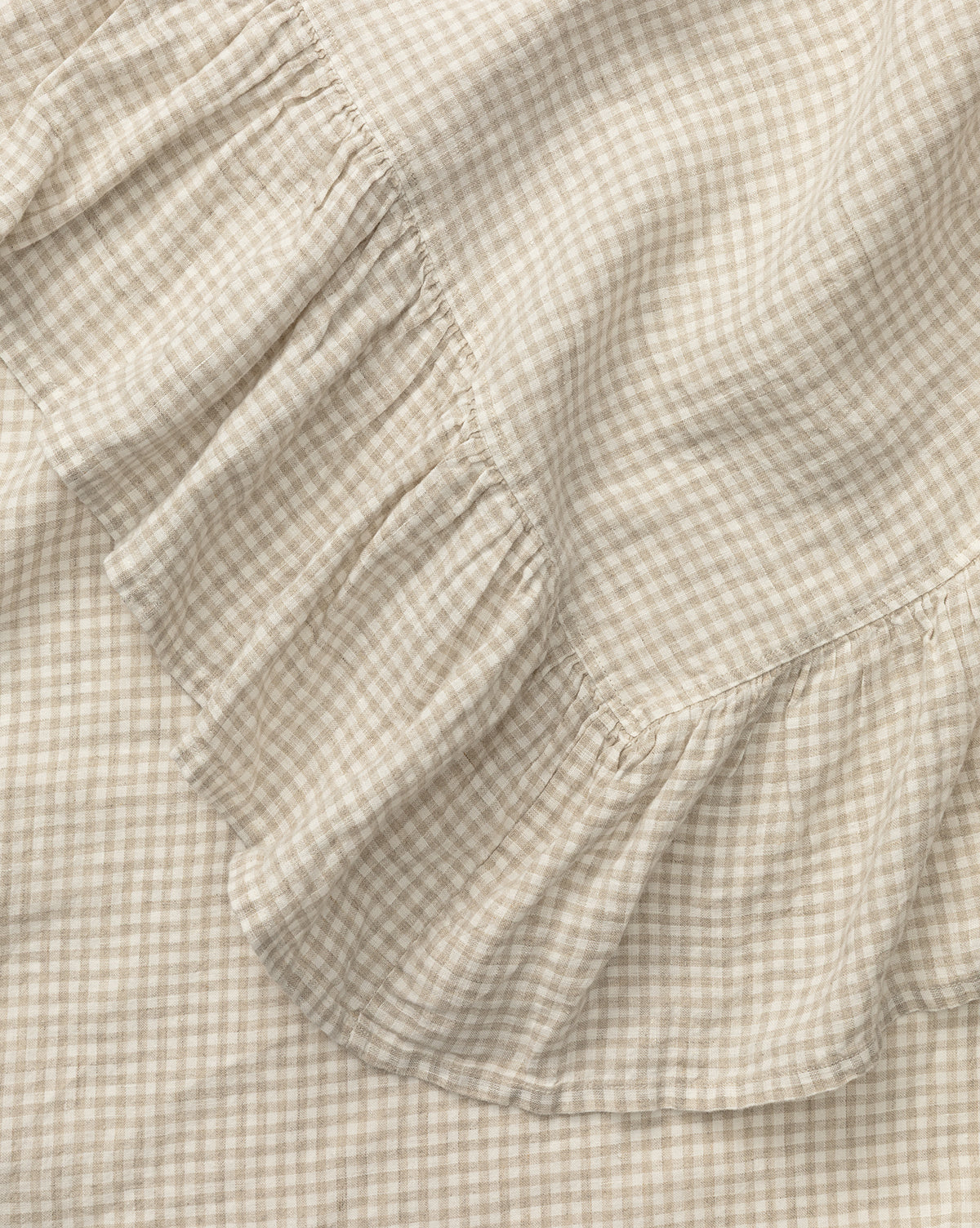 McGee & Co - Catania Linen Ruffle Tablecloth