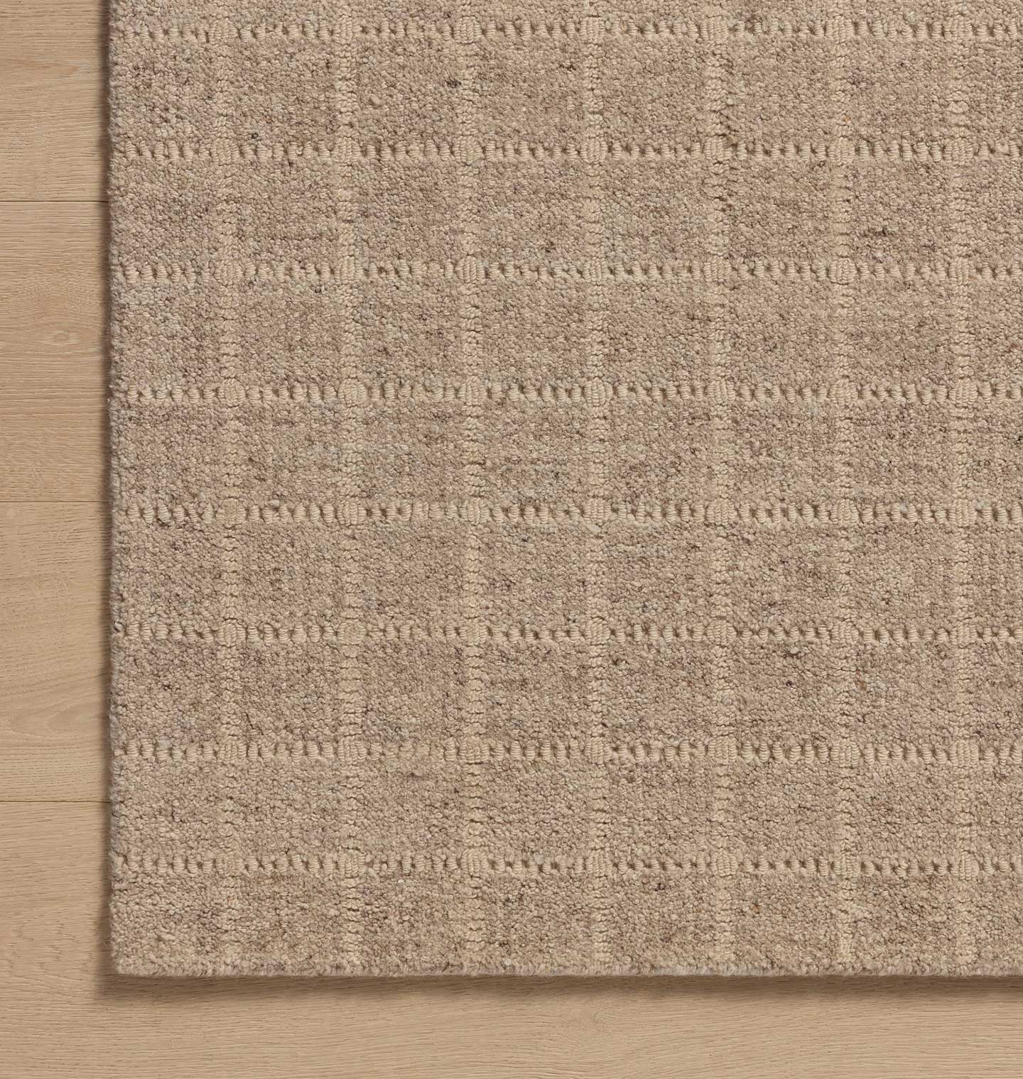Amber Interiors - Cedar CED - 01 Oatmeal / Natural Area Rug