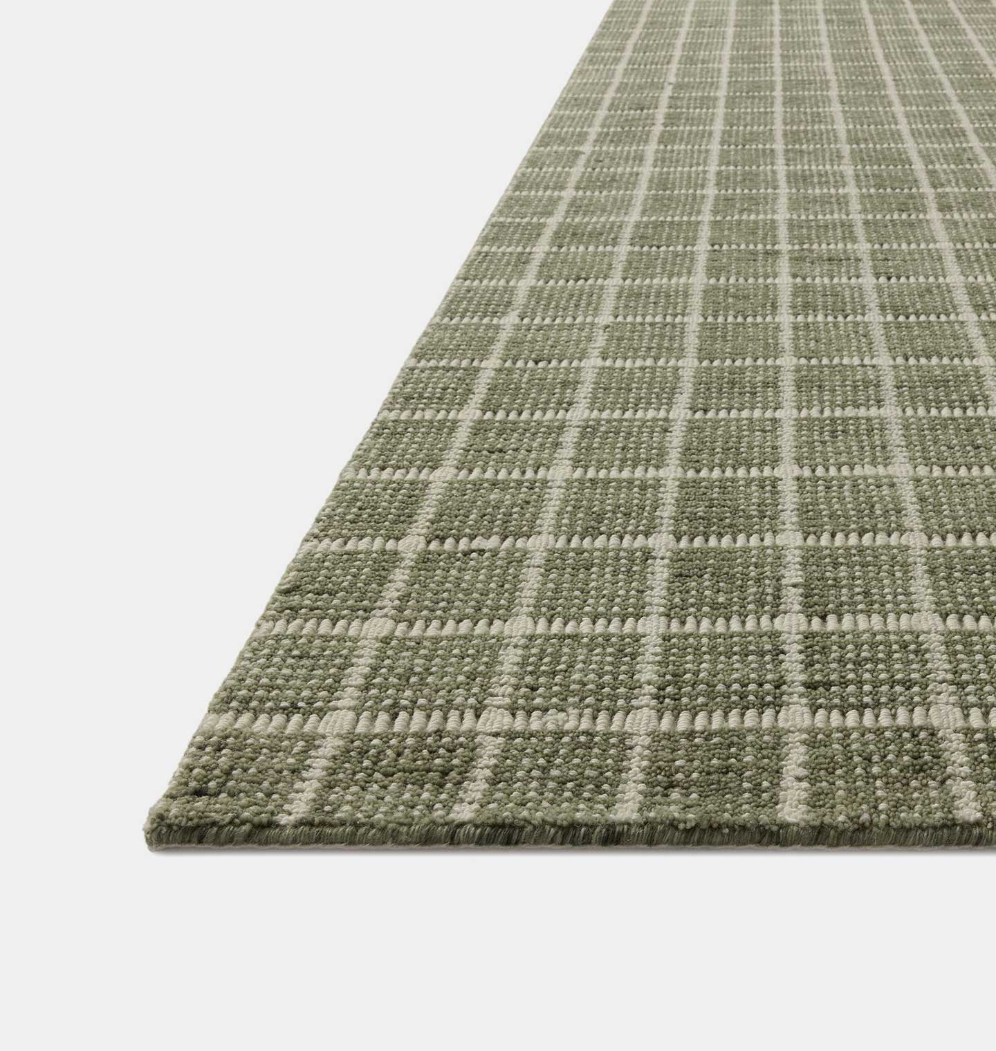 Amber Interiors - Cedar CED - 01 Olive / Ivory Area Rug