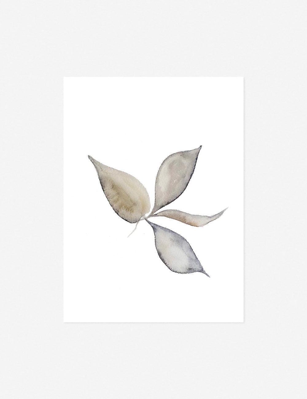 Lulu and Georgia - Faded Leaves Print by Céline Nordenhed