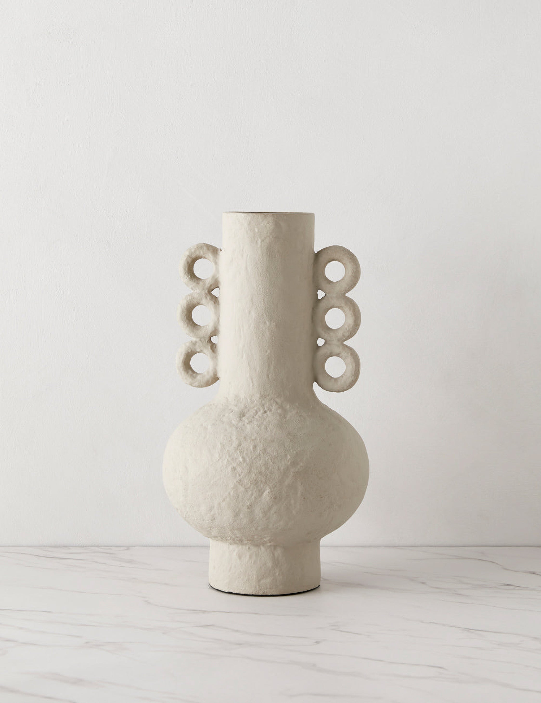 Lulu and Georgia - Chandra Metal Decorative Vase by Regina Andrew