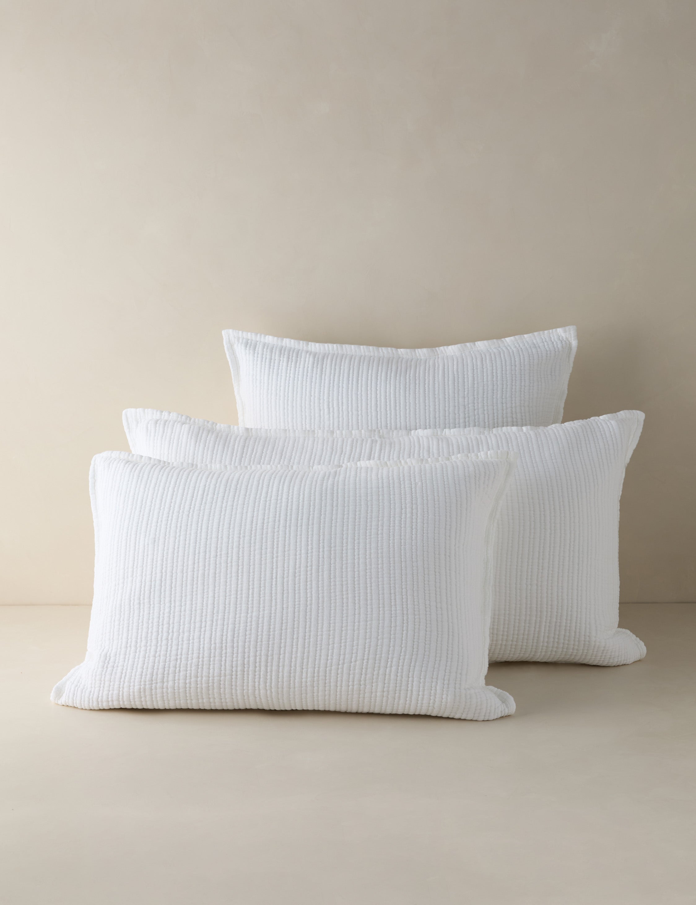 Lulu and Georgia - Chatham Cotton Matelasse Euro Sham by Pom Pom at Home