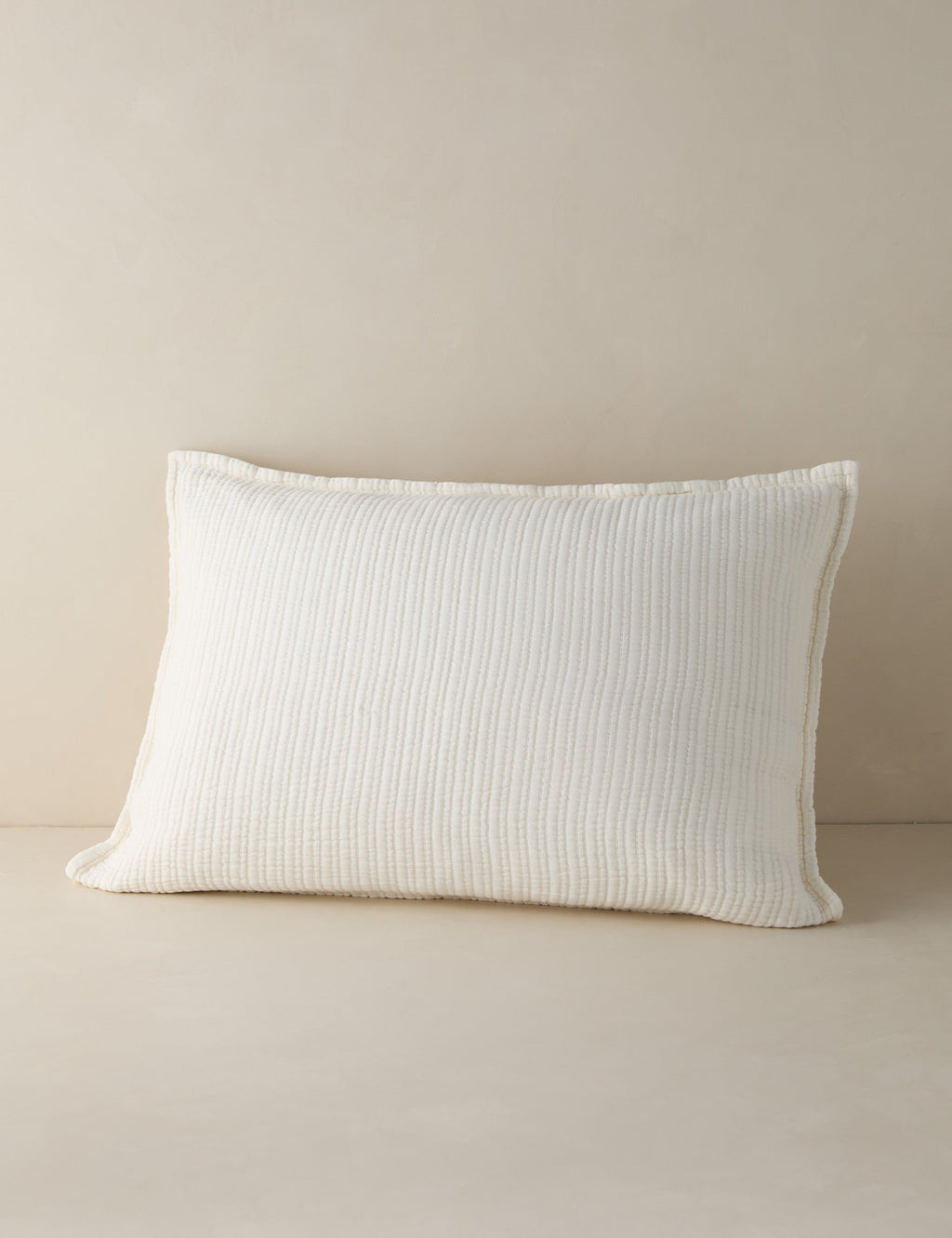 Lulu and Georgia - Chatham Cotton Matelasse Sham by Pom Pom at Home