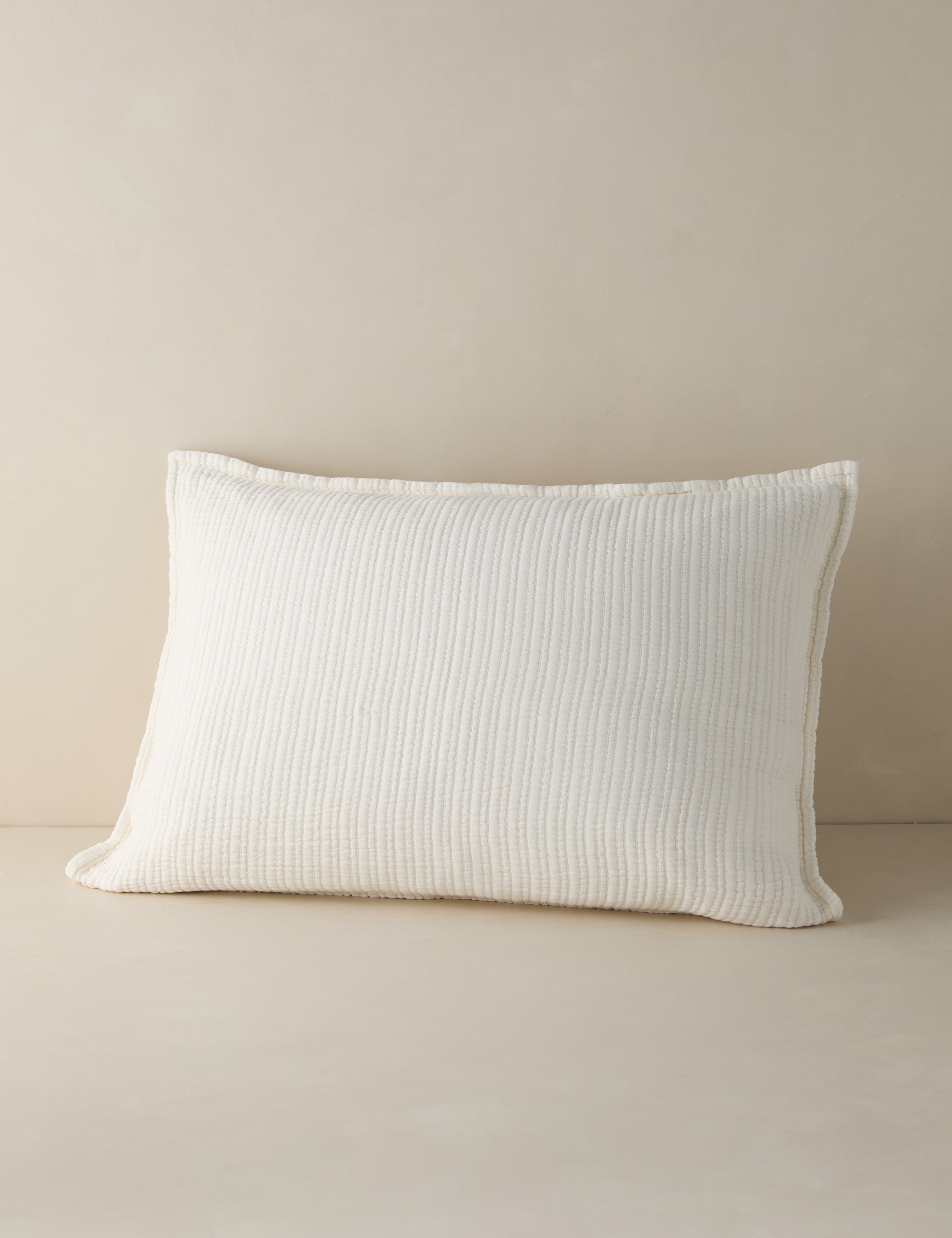 Lulu and Georgia - Chatham Cotton Matelasse Sham by Pom Pom at Home