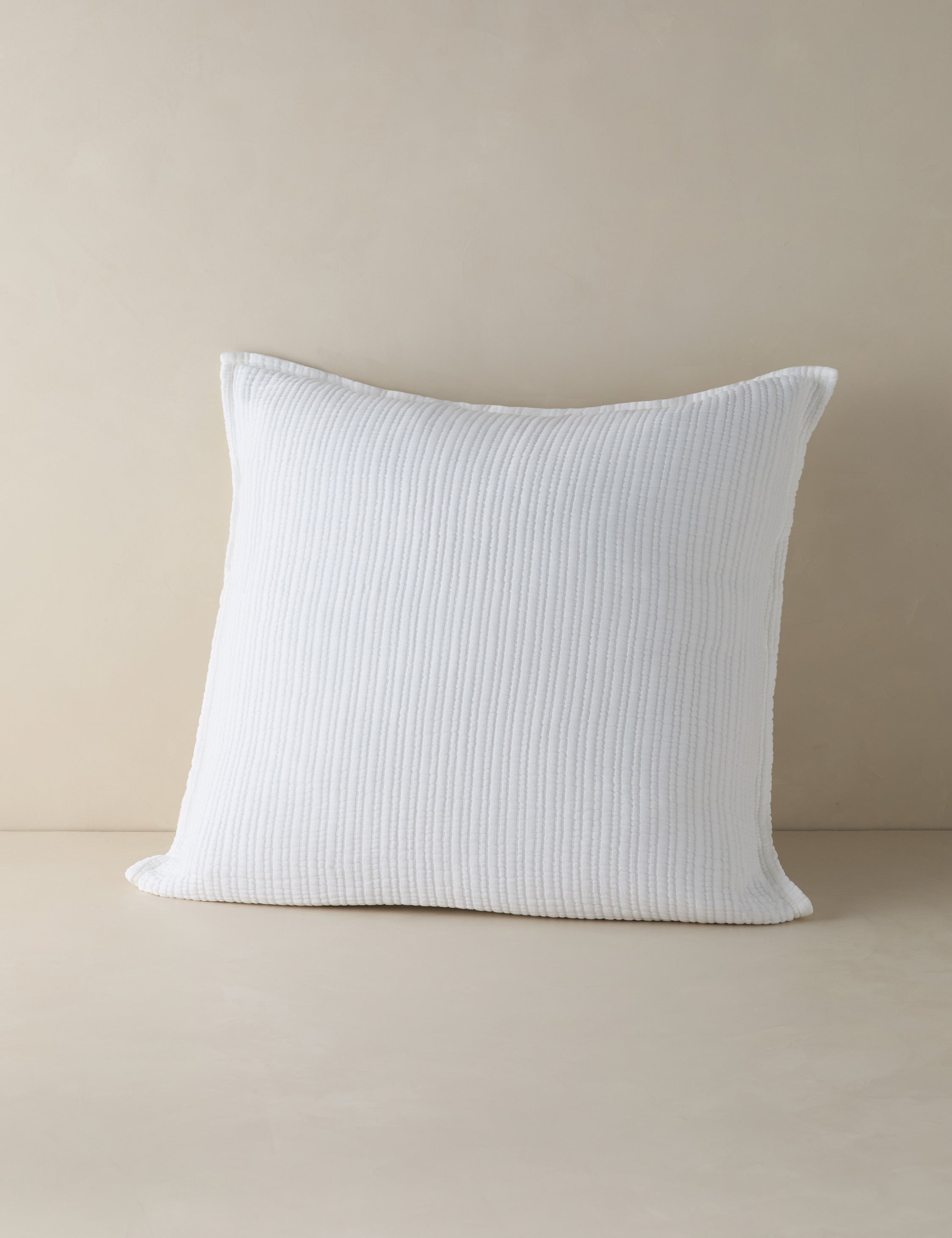 Lulu and Georgia - Chatham Cotton Matelasse Euro Sham by Pom Pom at Home