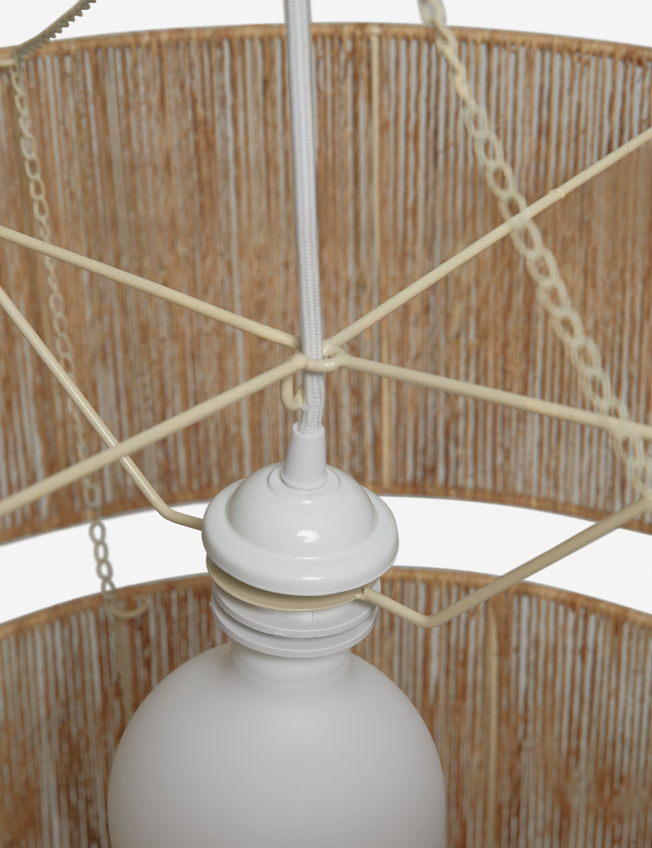 Lulu and Georgia - Chavette Chandelier, Natural