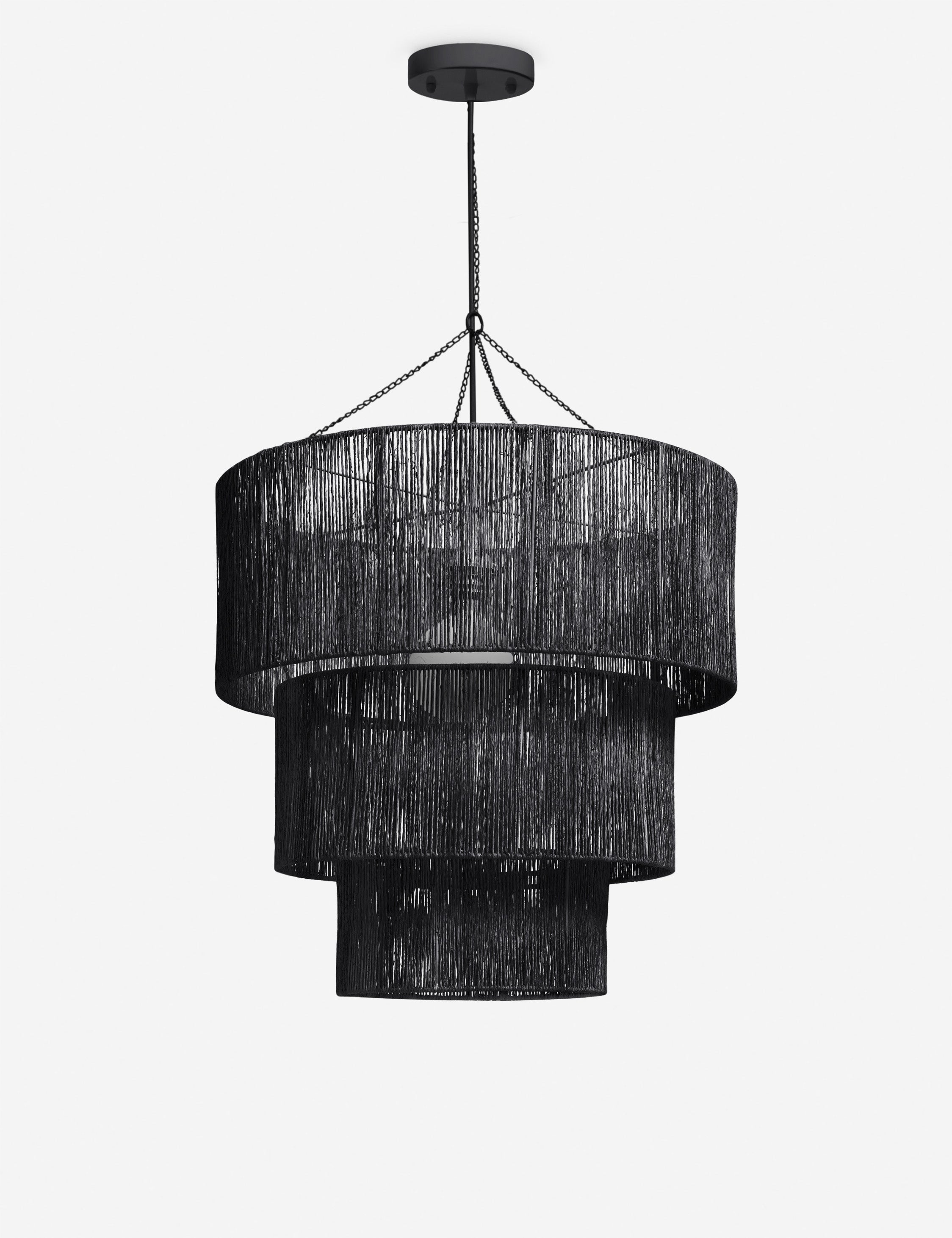 Lulu and Georgia - Chavette Chandelier, Black