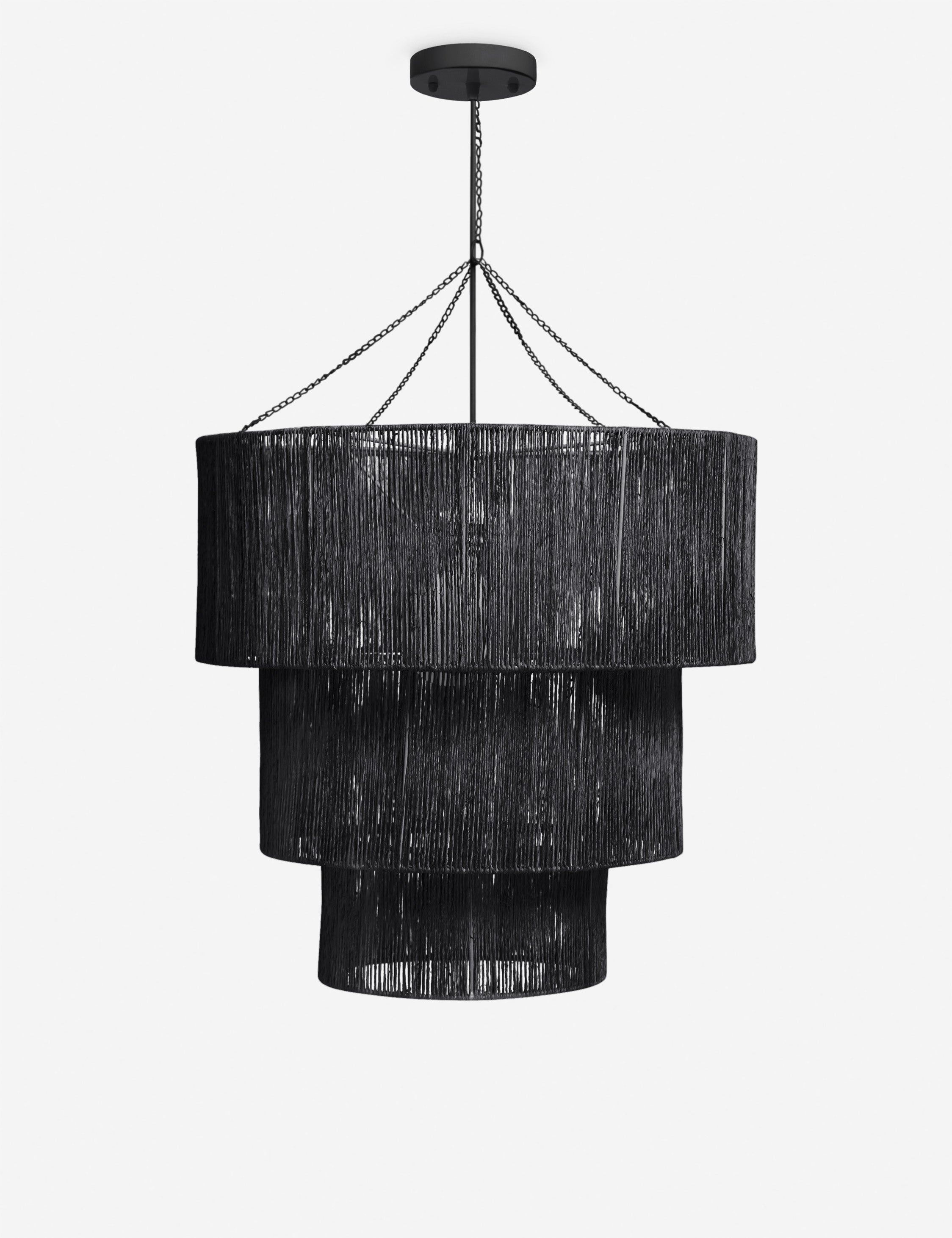 Lulu and Georgia - Chavette Chandelier, Black
