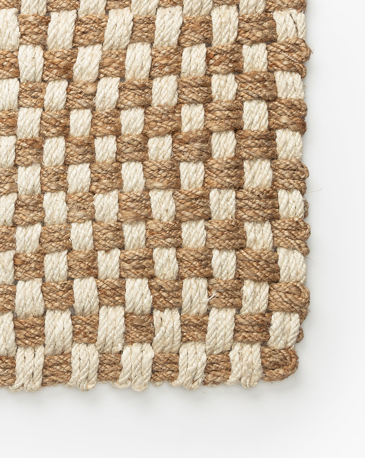 McGee & Co - Checker Jute Doormat