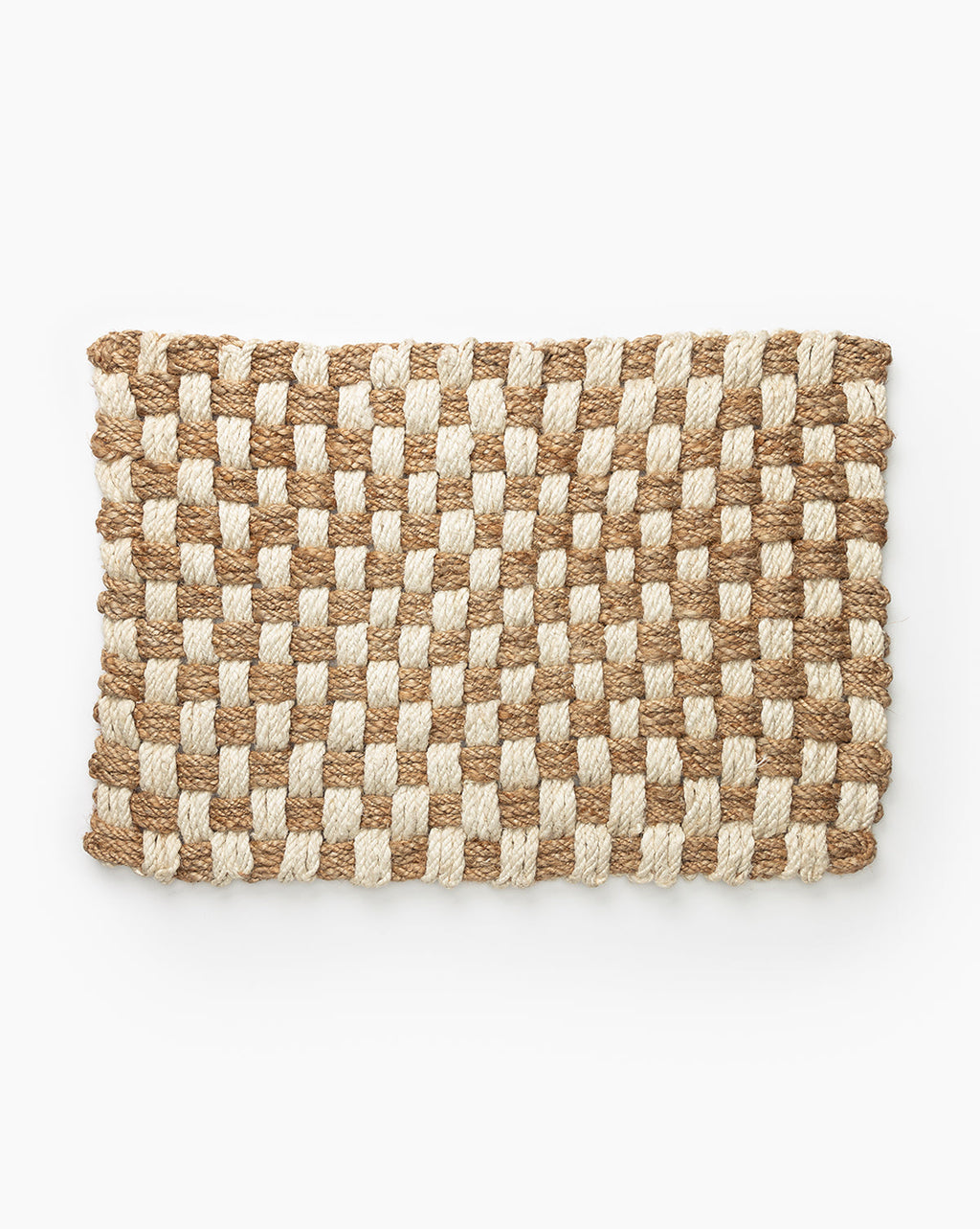 McGee & Co - Checker Jute Doormat