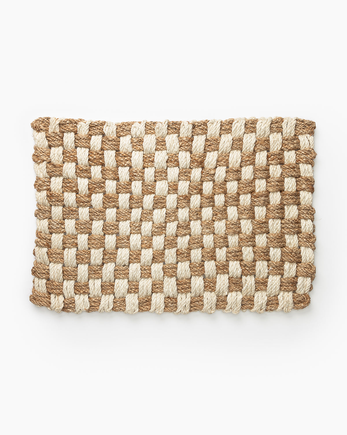 McGee & Co - Checker Jute Doormat