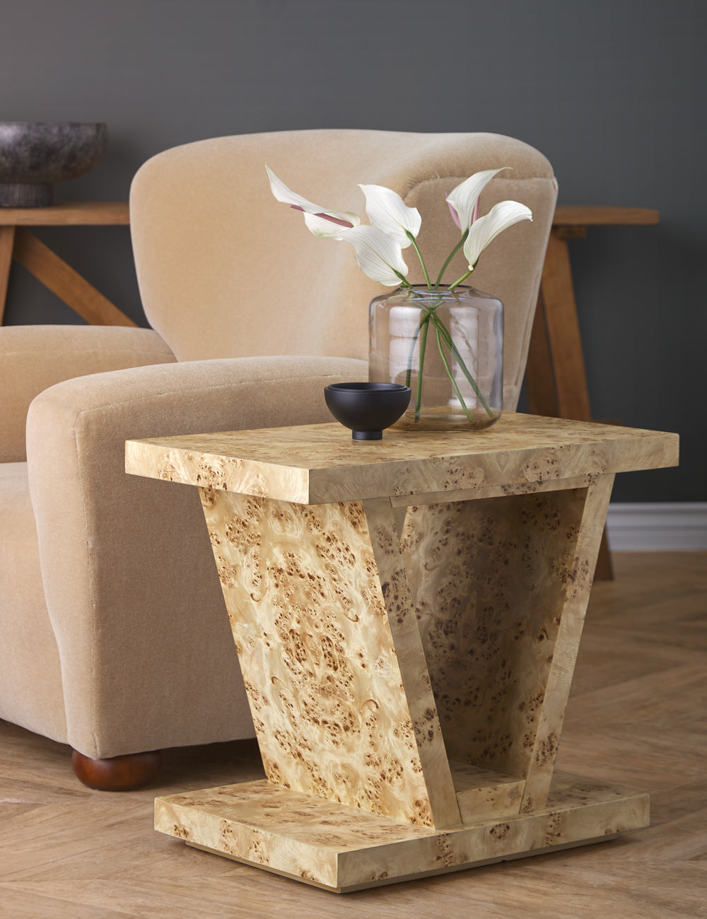 Lulu and Georgia - Chloe Burl Wood Side Table
