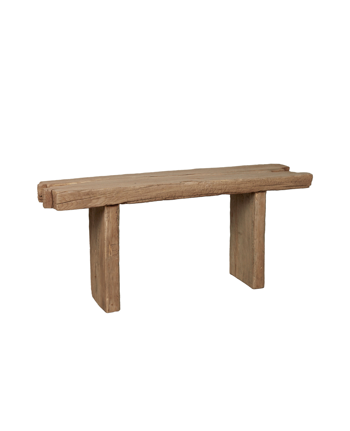 Olive Ateliers - Chunky Elm Bench - Antique Finish