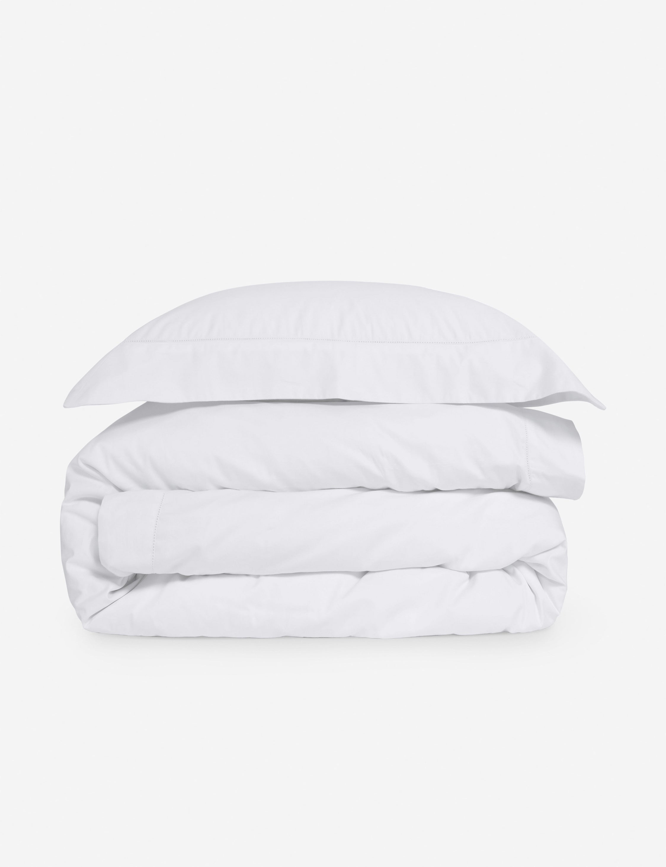 Lulu and Georgia - Classico Hemstitch Cotton Sateen Duvet Set by Pom Pom at Home