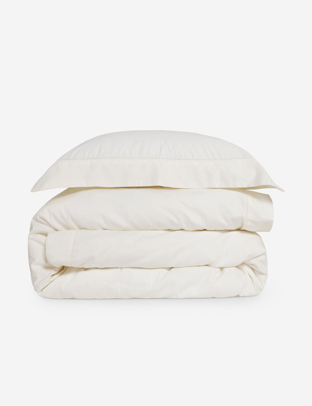 Lulu and Georgia - Classico Hemstitch Cotton Sateen Duvet Set by Pom Pom at Home