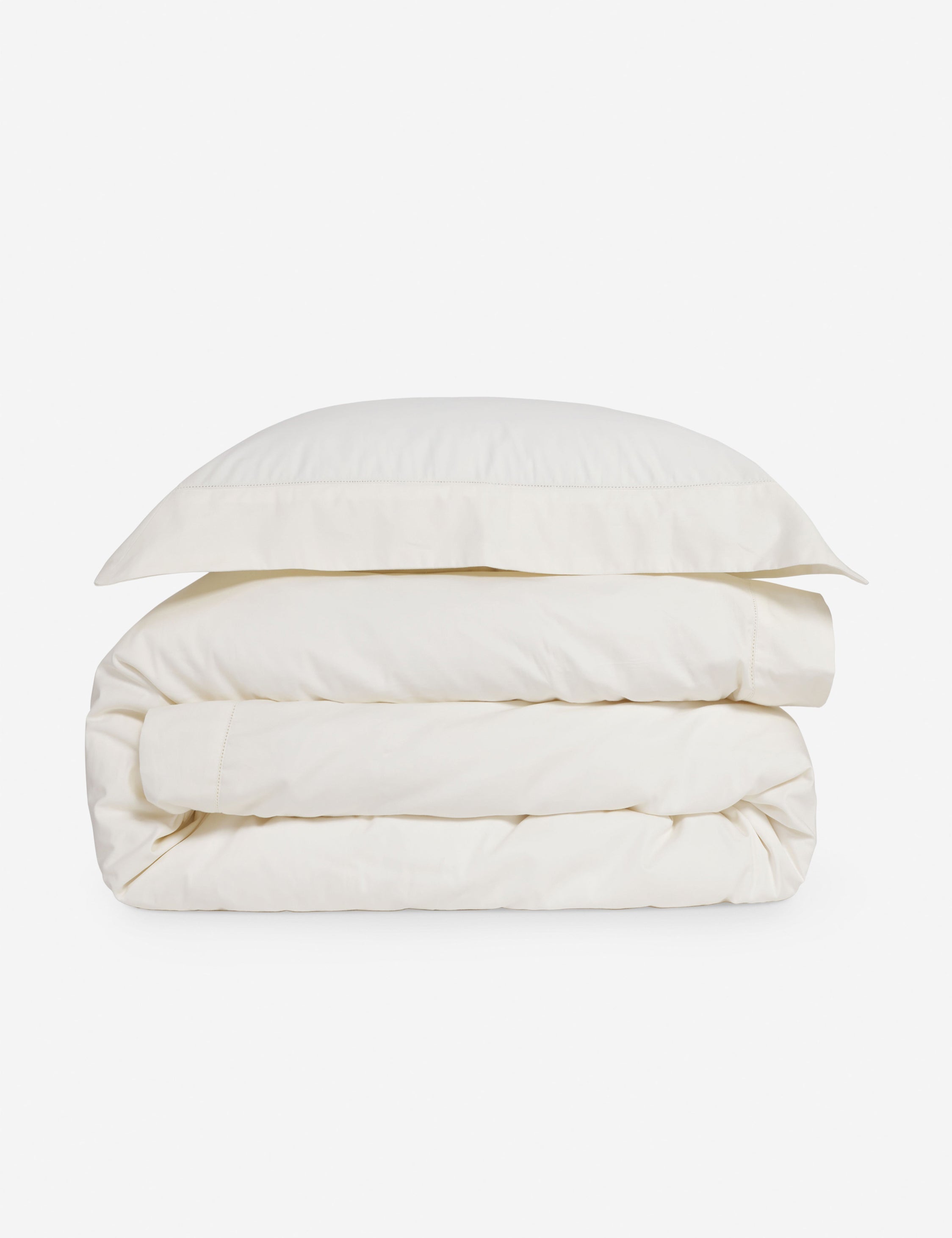 Lulu and Georgia - Classico Hemstitch Cotton Sateen Duvet Set by Pom Pom at Home