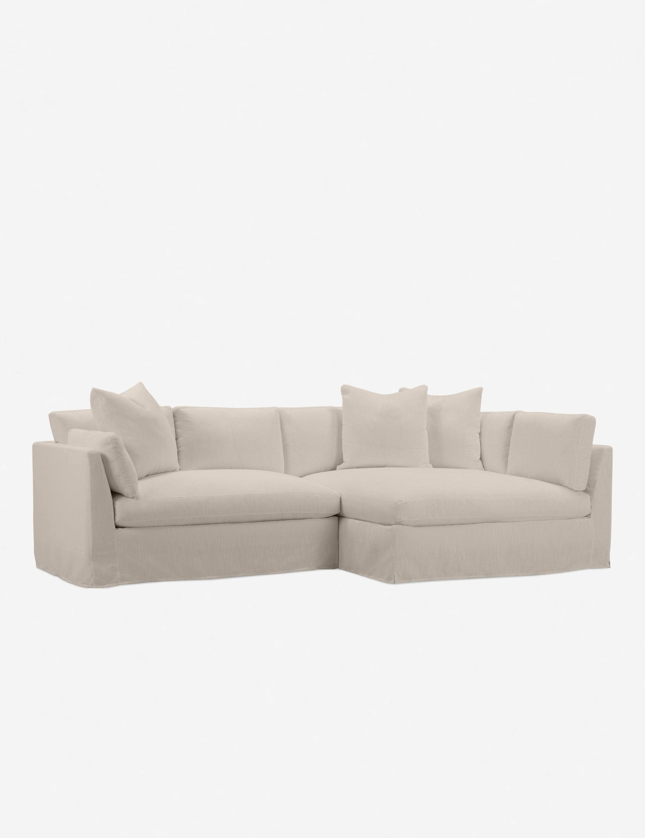 Lulu and Georgia - Coen Slipcover Sectional Sofa