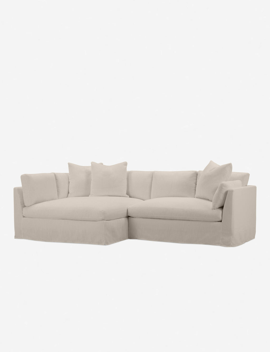 Lulu and Georgia - Coen Slipcover Sectional Sofa