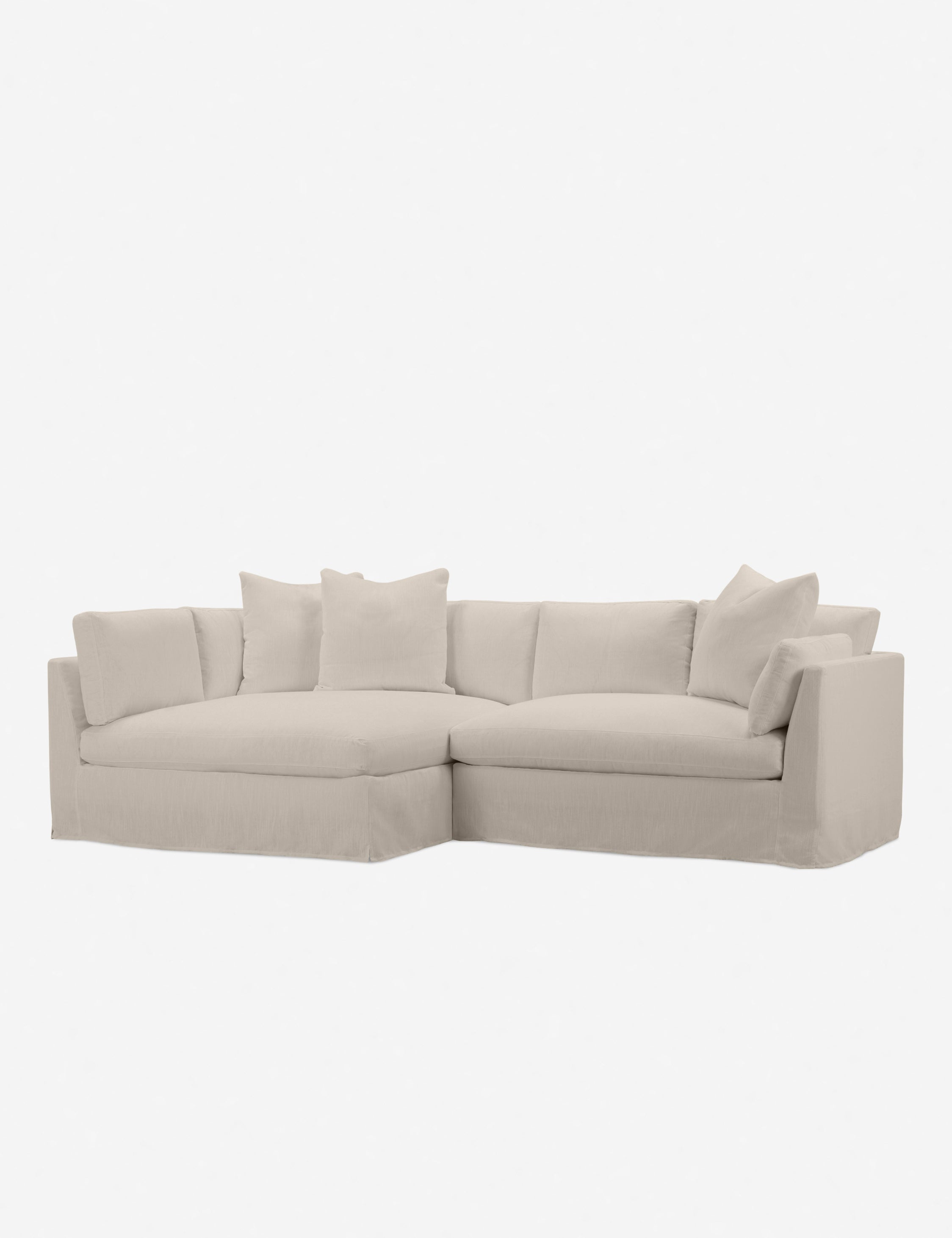 Lulu and Georgia - Coen Slipcover Sectional Sofa