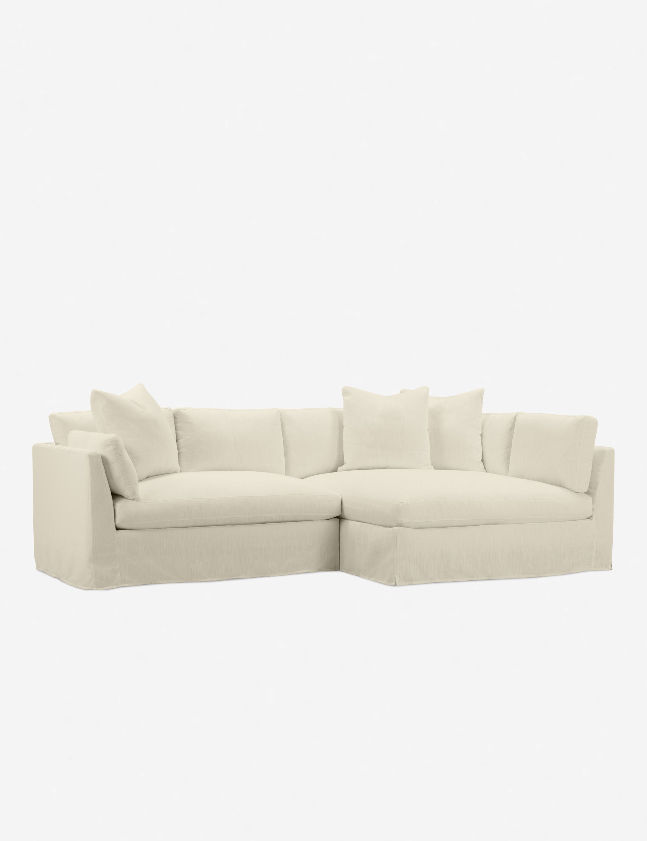 Lulu and Georgia - Coen Slipcover Sectional Sofa
