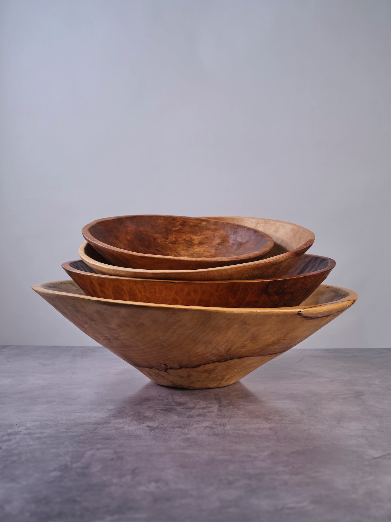 Terra Klay - Large 17 inch Classic Round Wood Bowl