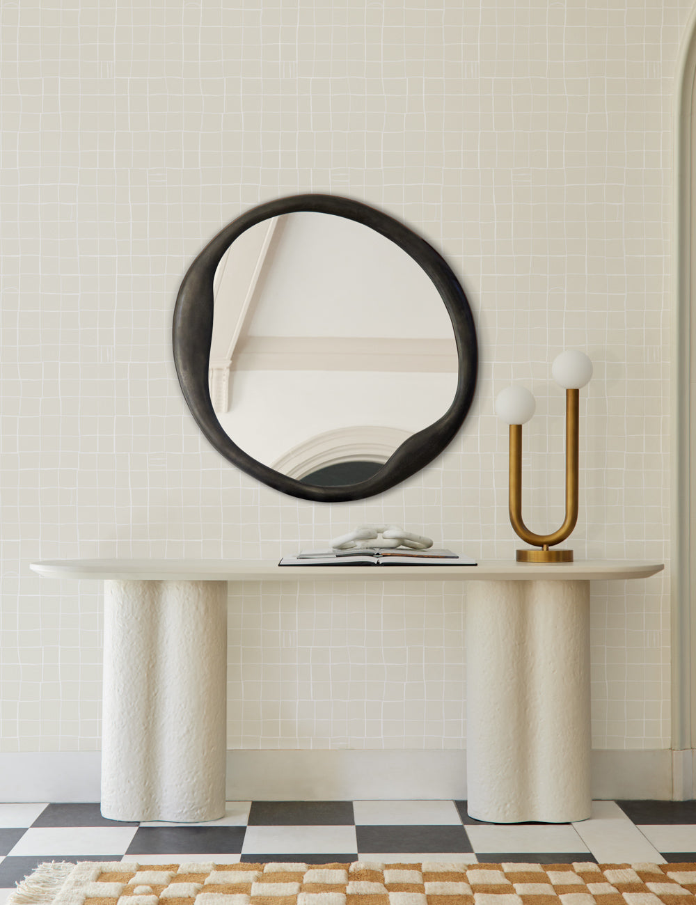 Lulu and Georgia - Doreen Round Mirror