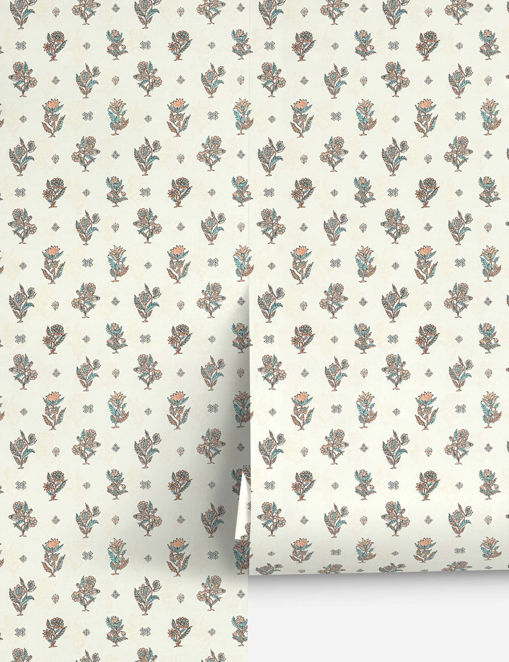 Lulu and Georgia - Calico Wallpaper by Scalamandre