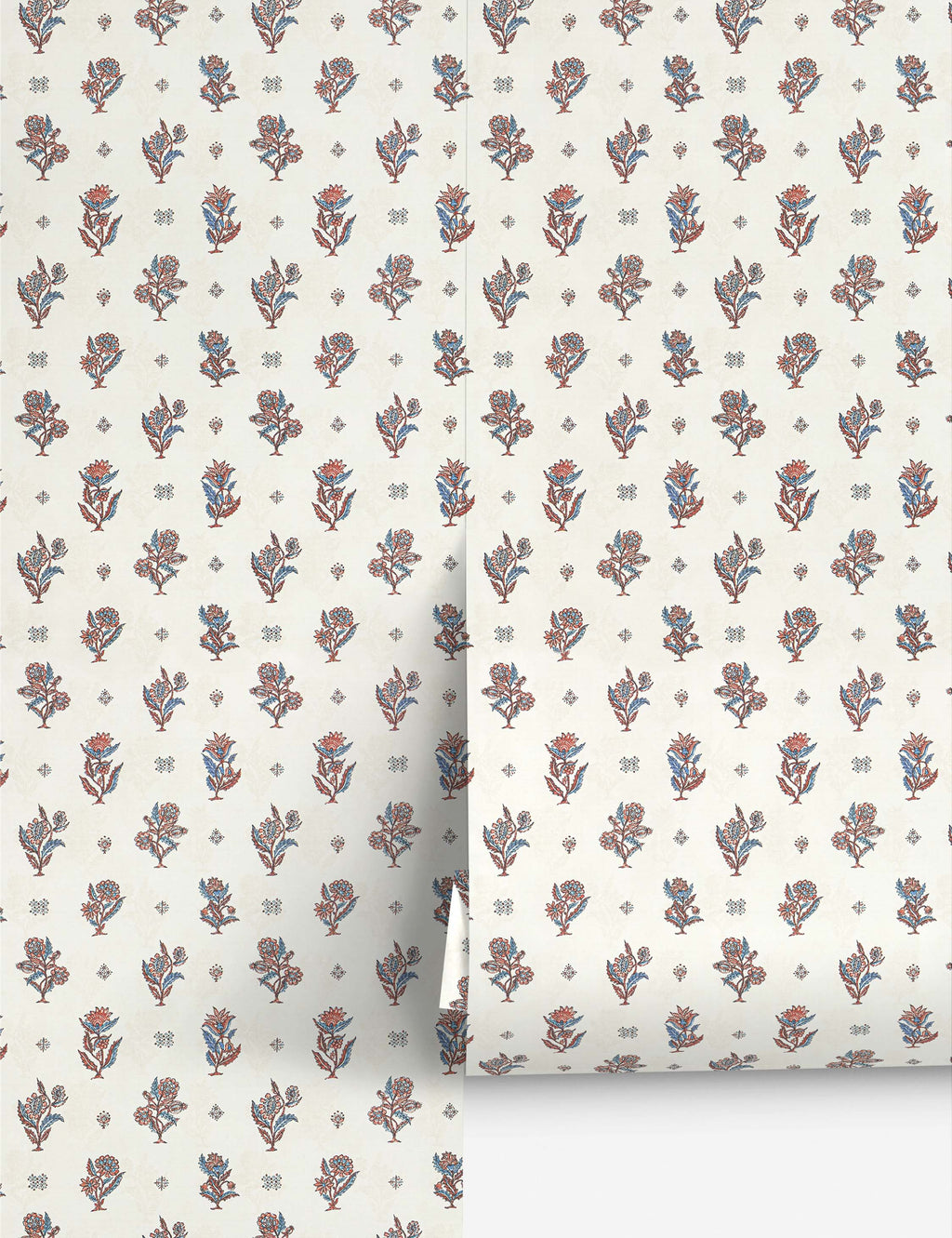 Lulu and Georgia - Calico Wallpaper by Scalamandre