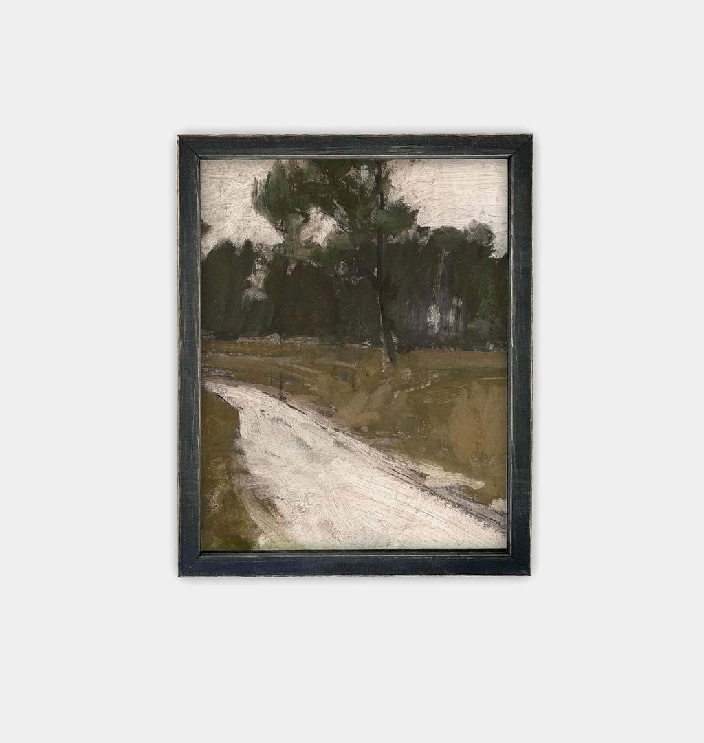 Amber Interiors - Country Road in France Framed Print