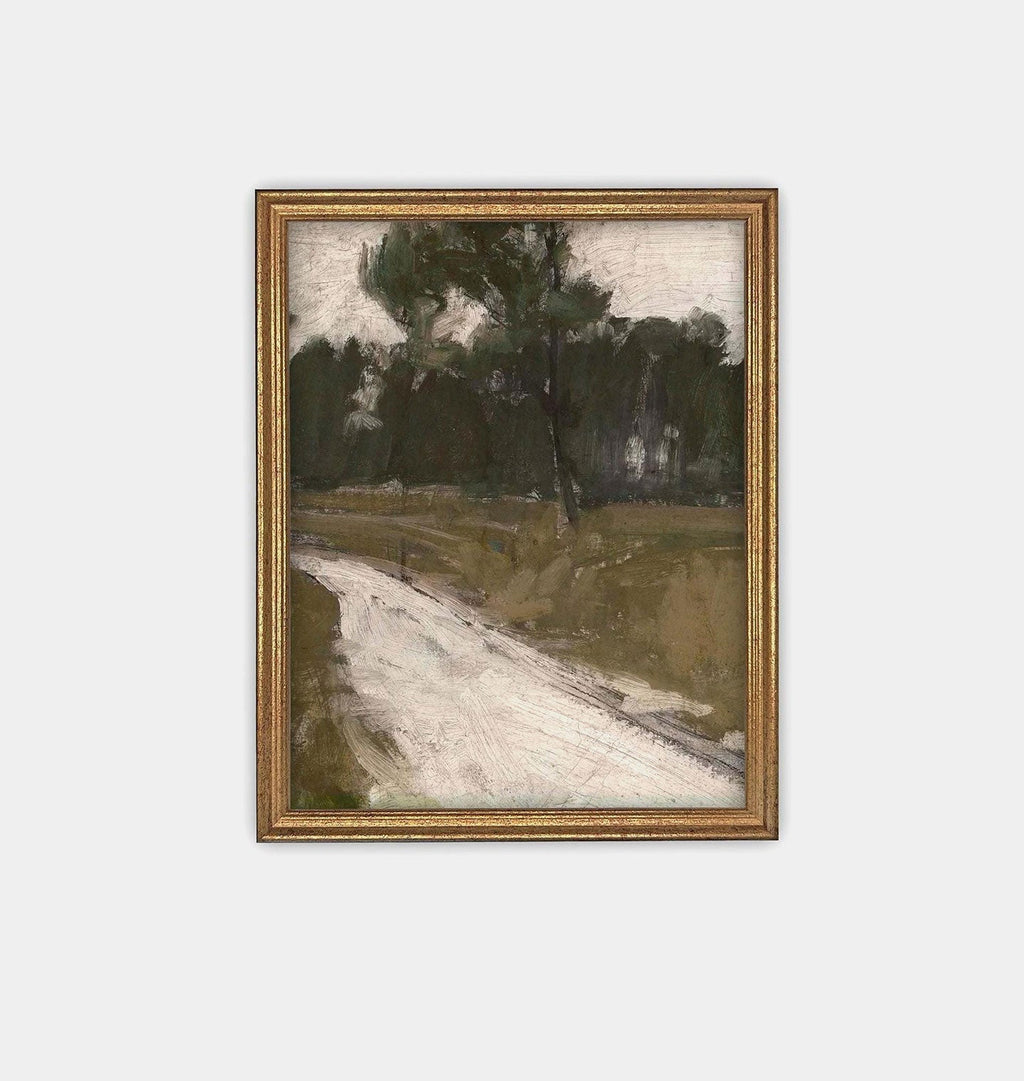 Amber Interiors - Country Road in France Framed Print