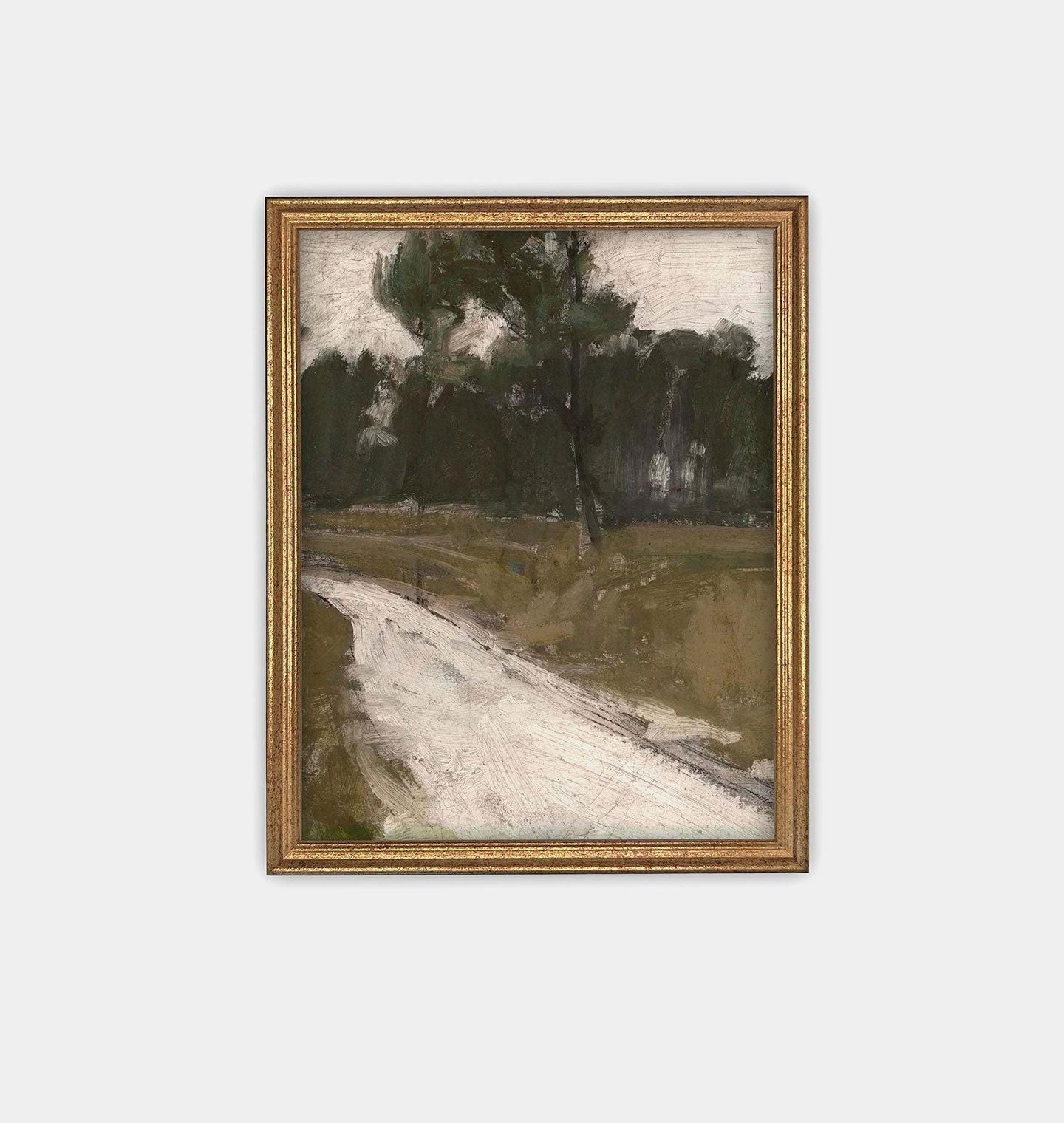 Amber Interiors - Country Road in France Framed Print