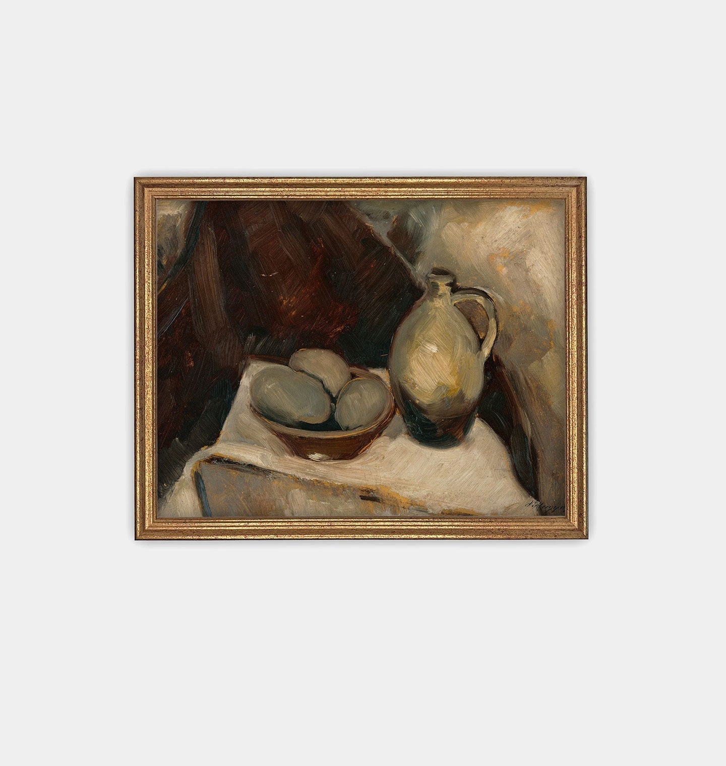 Amber Interiors - Country Still Life Framed Print