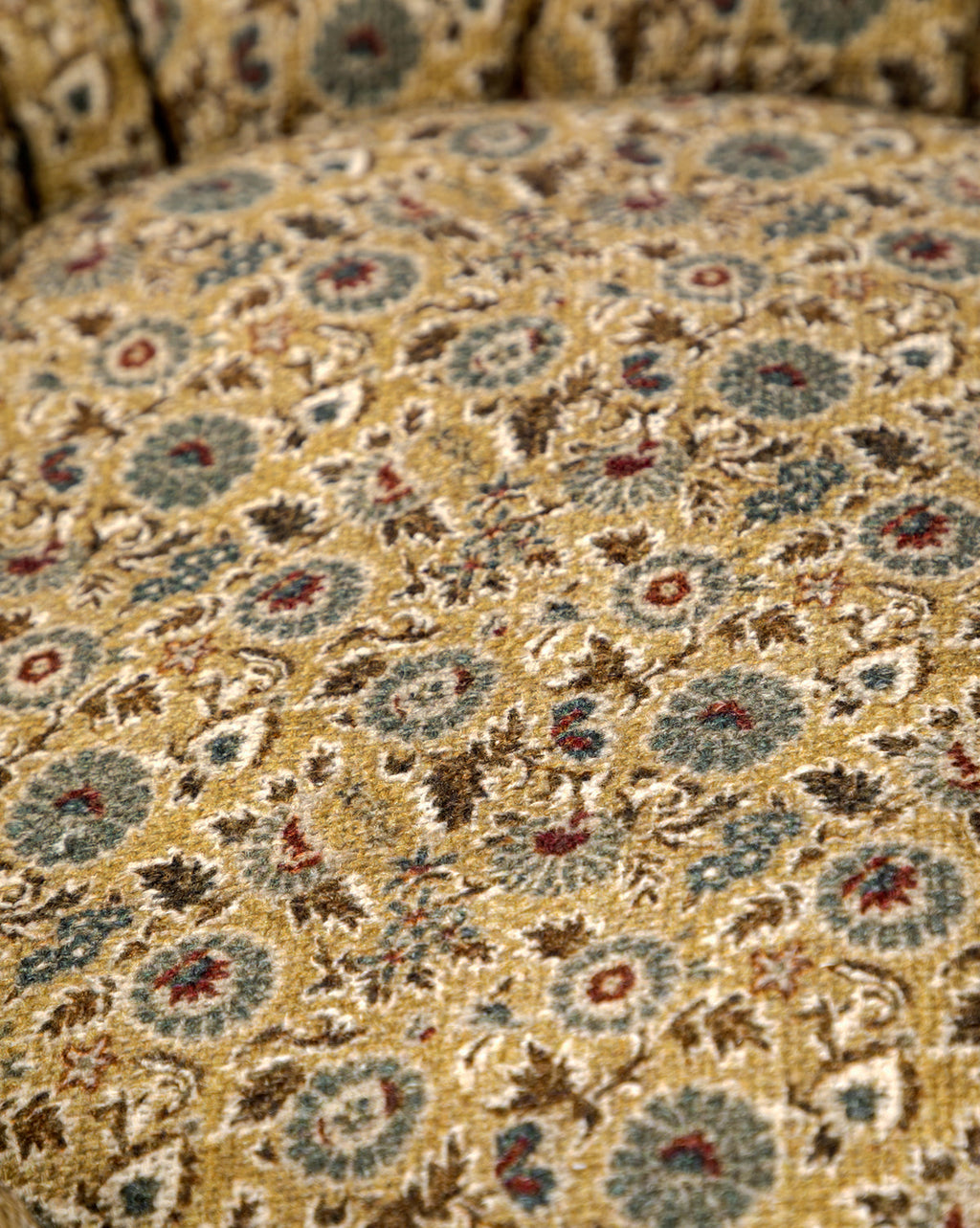 McGee & Co - Cream Floral Printed Cotton Pet Bed